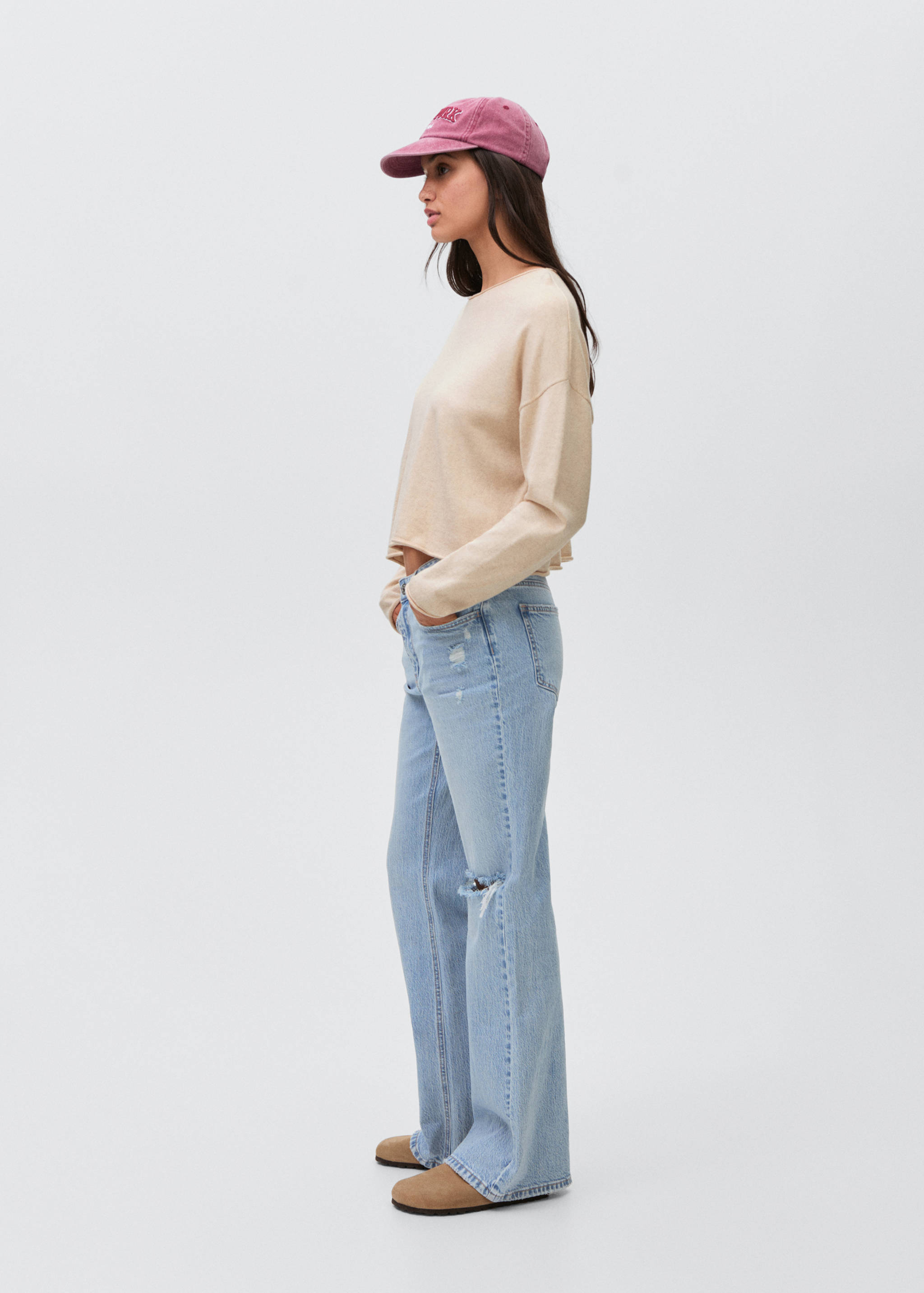 Pull-over maille fine oversize - Plan général