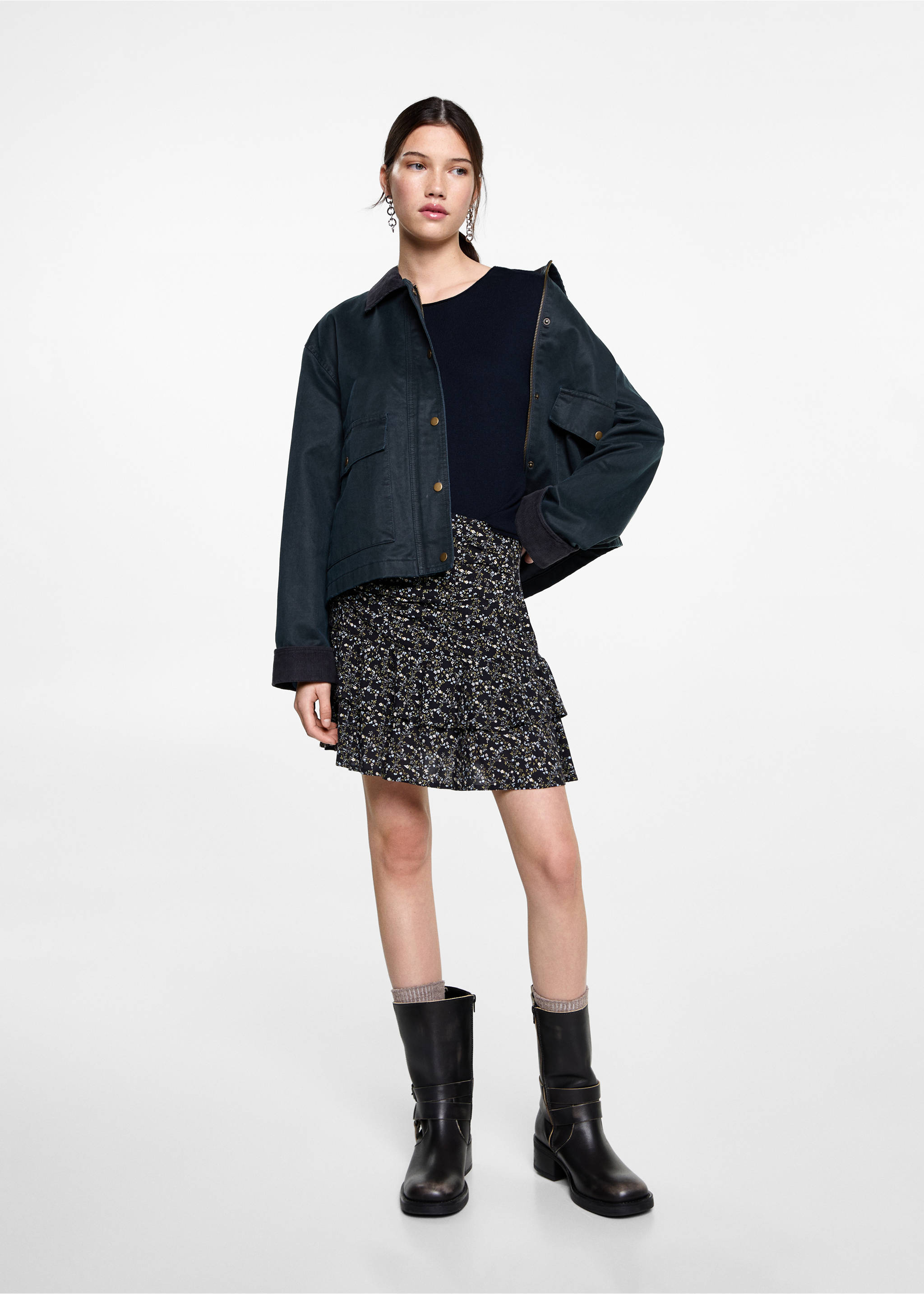 Oversized fine-knit sweater - General plane, Dark Navy. Ref: 87041516-00.