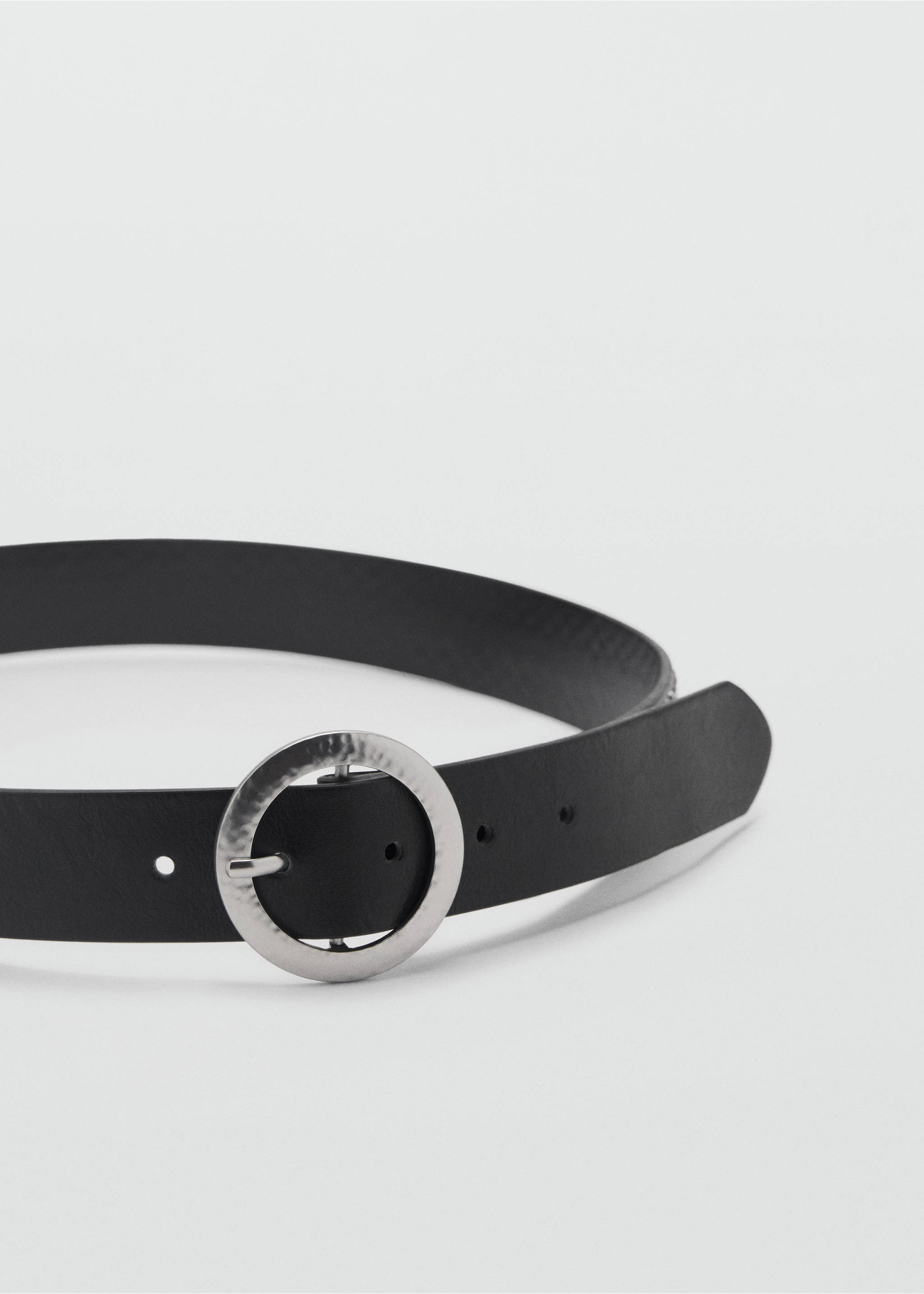 Decorative studded belt - Medium plane, Black. Ref: 87041519-00.