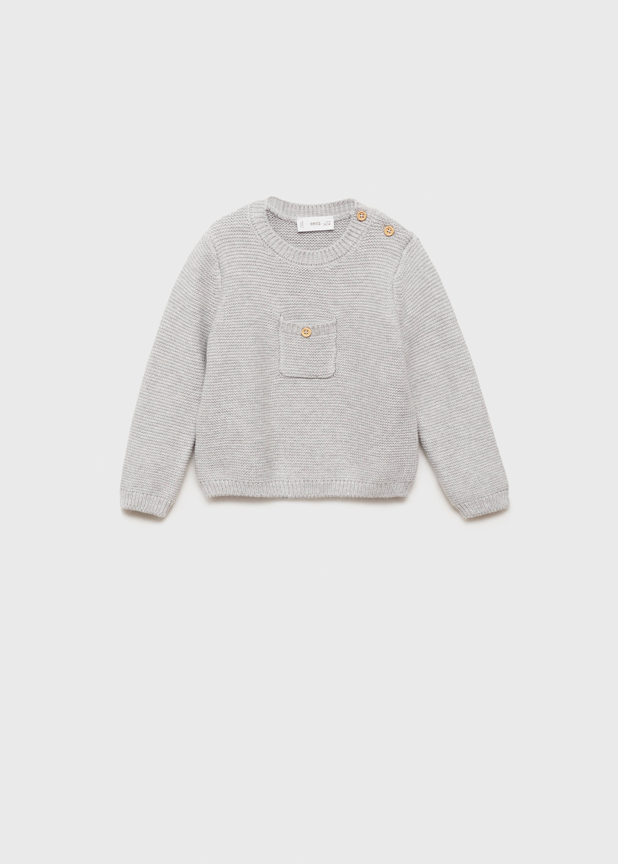 Strickpullover mit Tasche - Artikel ohne Model