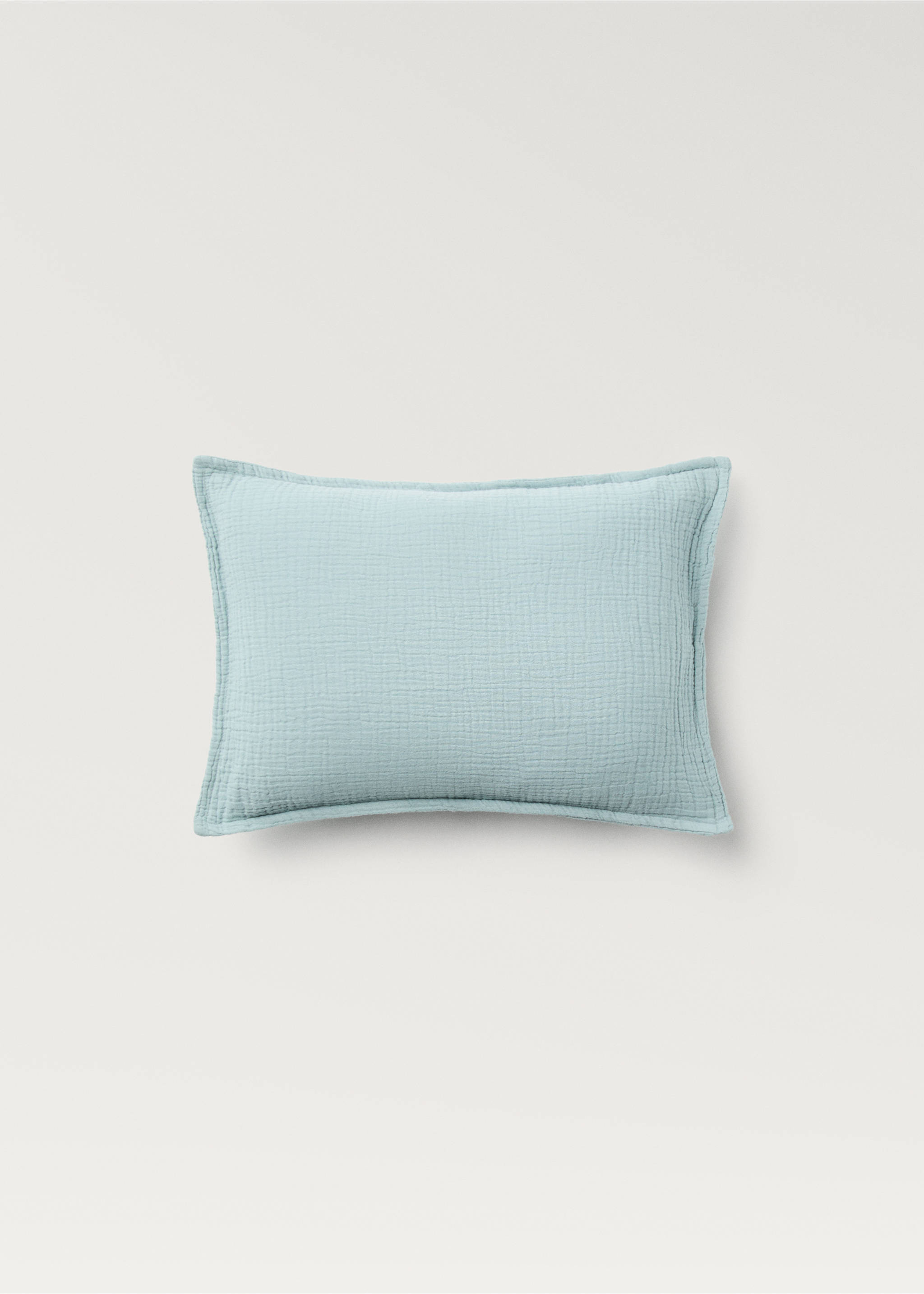 Kinderkissenbezug aus Baumwollgaze, 30 x 40 cm - Artikel ohne Model, Minzgrün. Ref: 87041524-00.