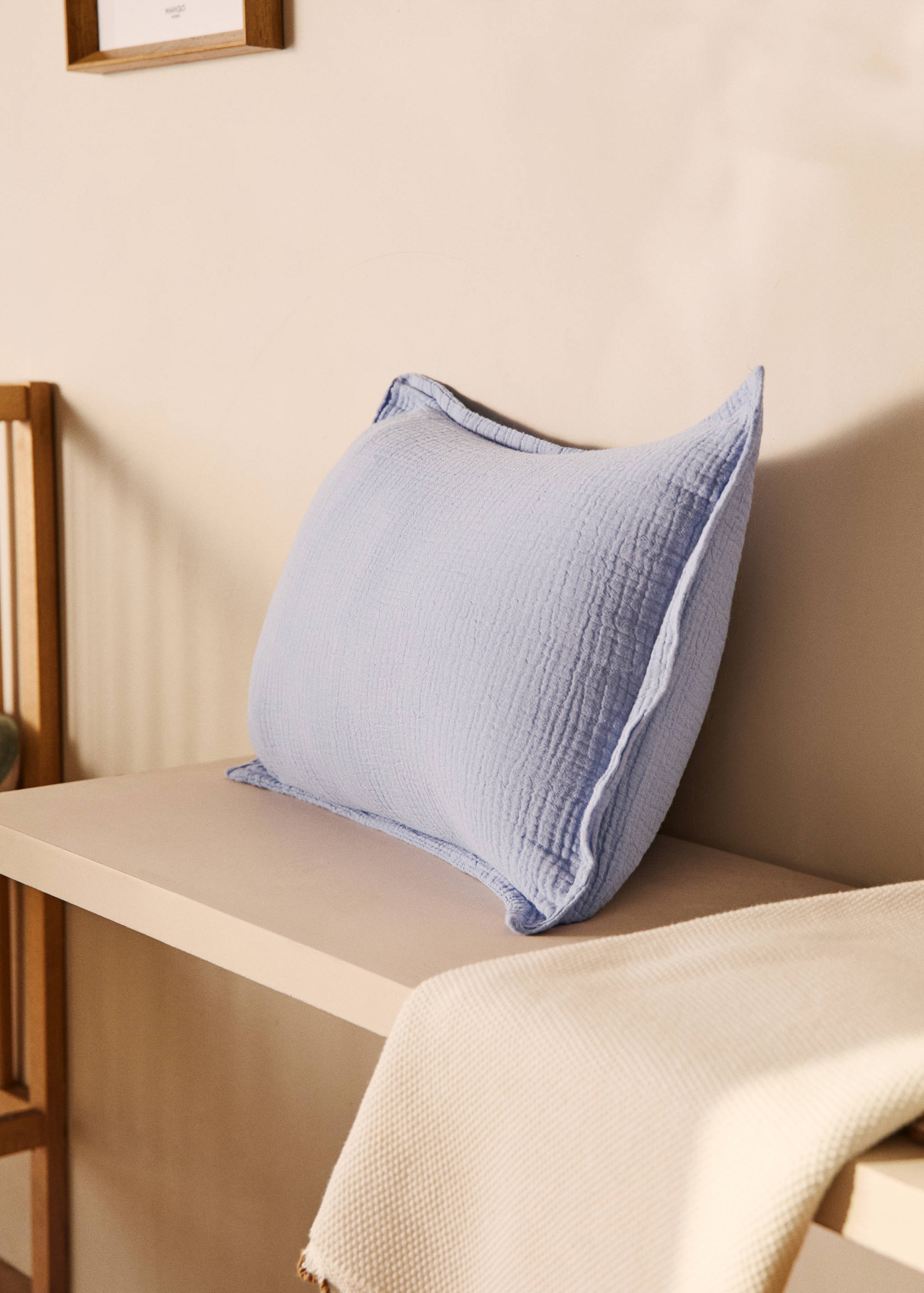 Kinderkissenbezug aus Baumwollgaze, 30 x 40 cm - Allgemeine Ansicht