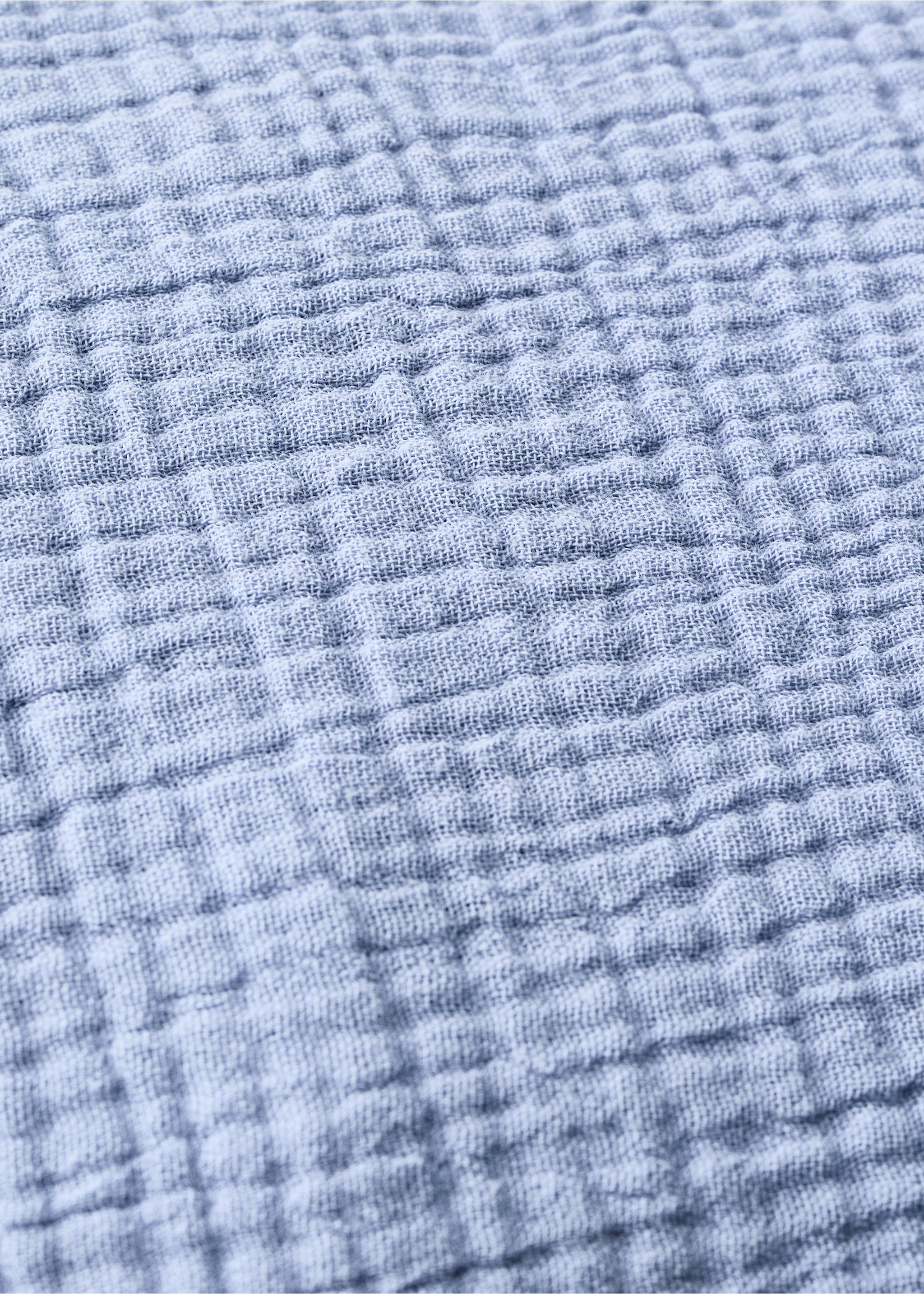 Kinderkissenbezug aus Baumwollgaze, 30 x 40 cm - Detail des Artikels 4, Blau. Ref: 87041524-00.