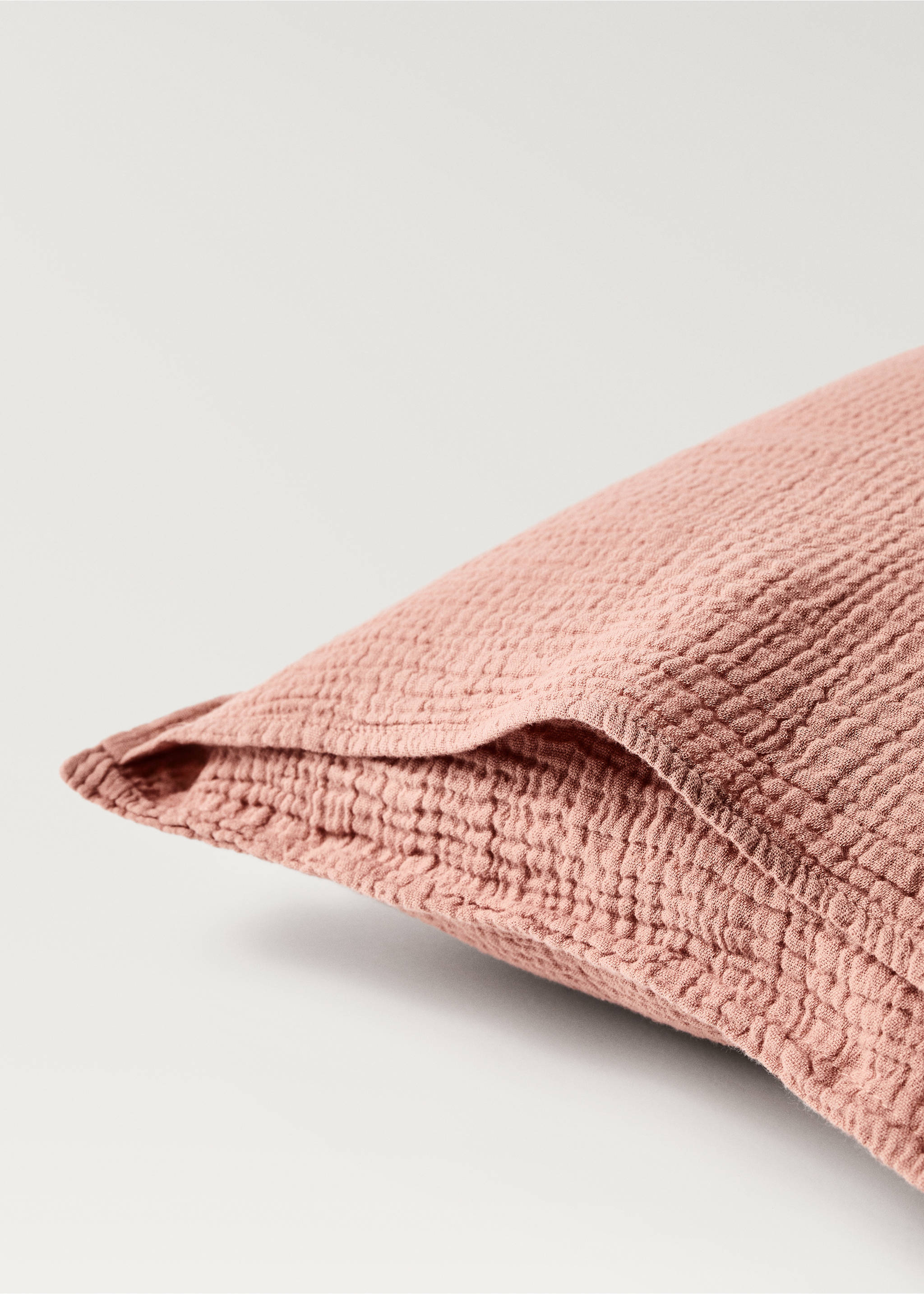 Kinderkissenbezug aus Baumwollgaze, 30 x 40 cm - Detail des Artikels 2, Rosa. Ref: 87041524-00.