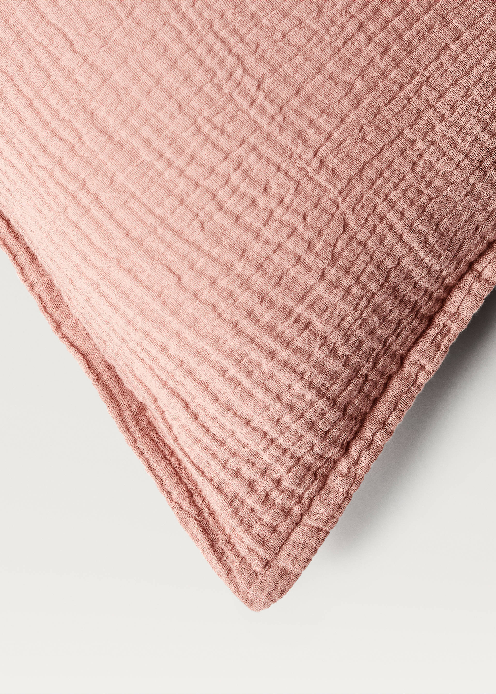 Kinderkissenbezug aus Baumwollgaze, 30 x 40 cm - Detail des Artikels 3, Rosa. Ref: 87041524-00.