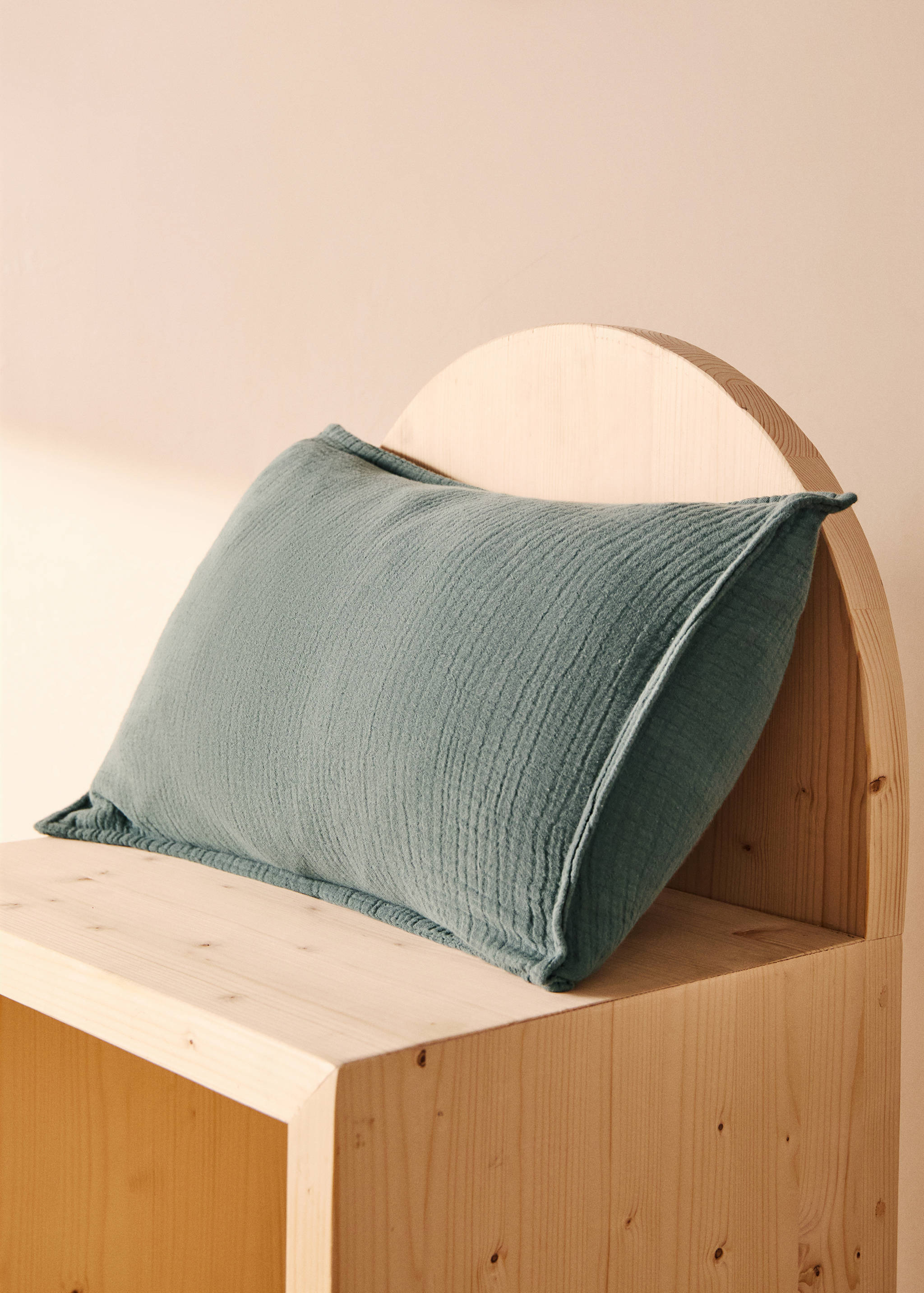 Kinderkissenbezug aus Baumwollgaze, 30 x 40 cm - Allgemeine Ansicht