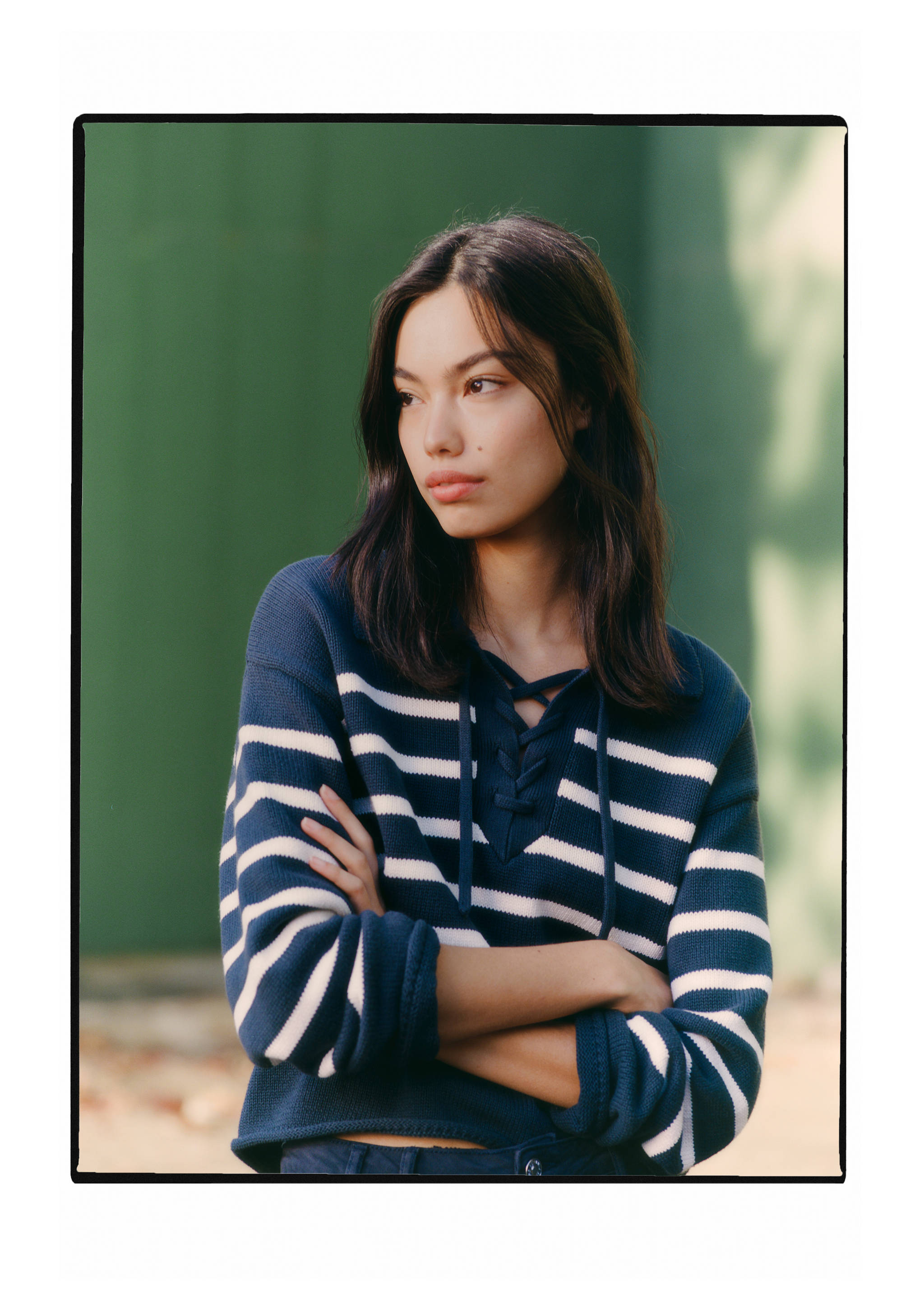 Pull-over rayures col polo - Détail de l'article 5, Bleu. Ref: 87042538-00.