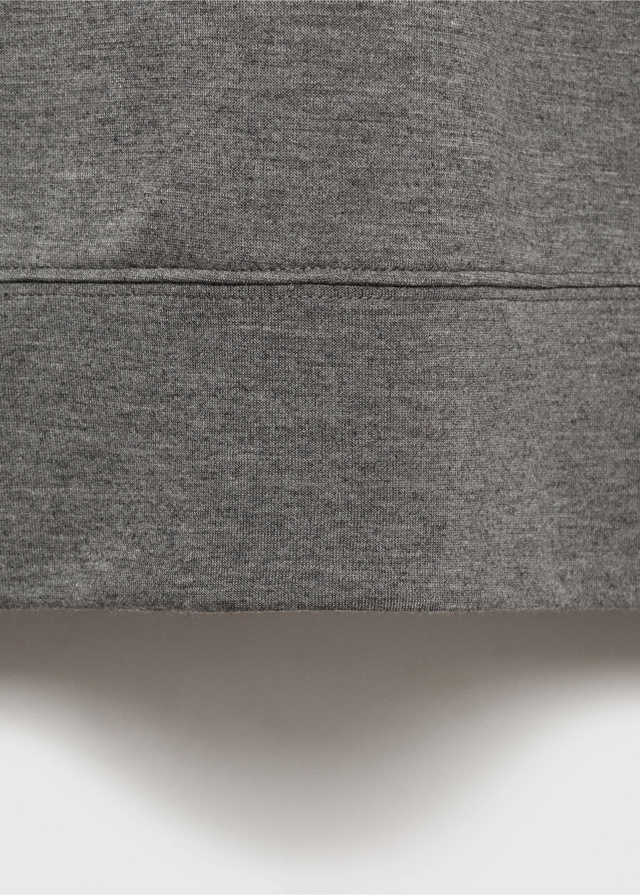 Regular-fit polo sweatshirt - Details of the article 0, Charcoal. Ref: 87042889-00.