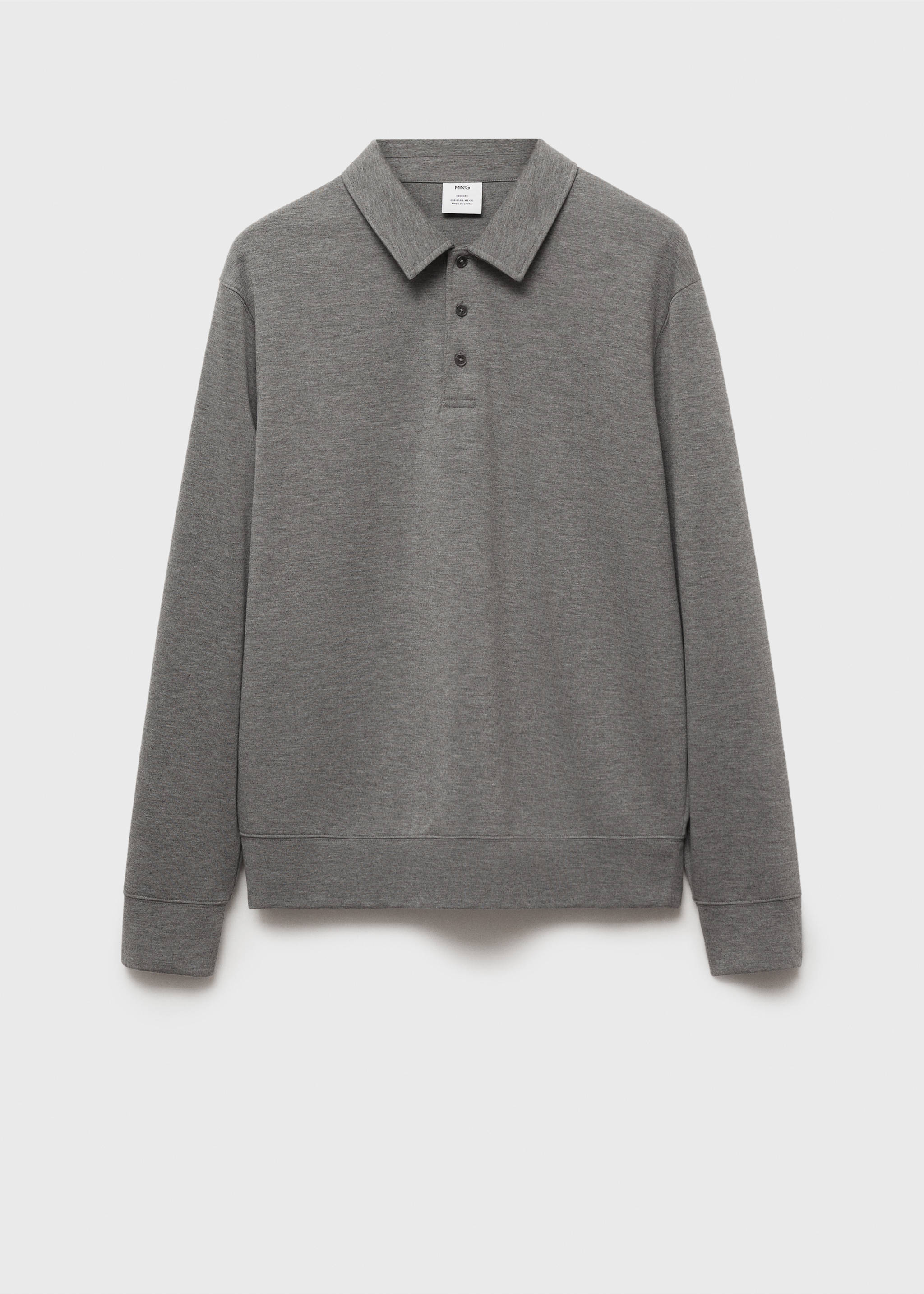 Felpa polo regular-fit - Articolo senza modello, Grigio antracite. Ref: 87042889-00.