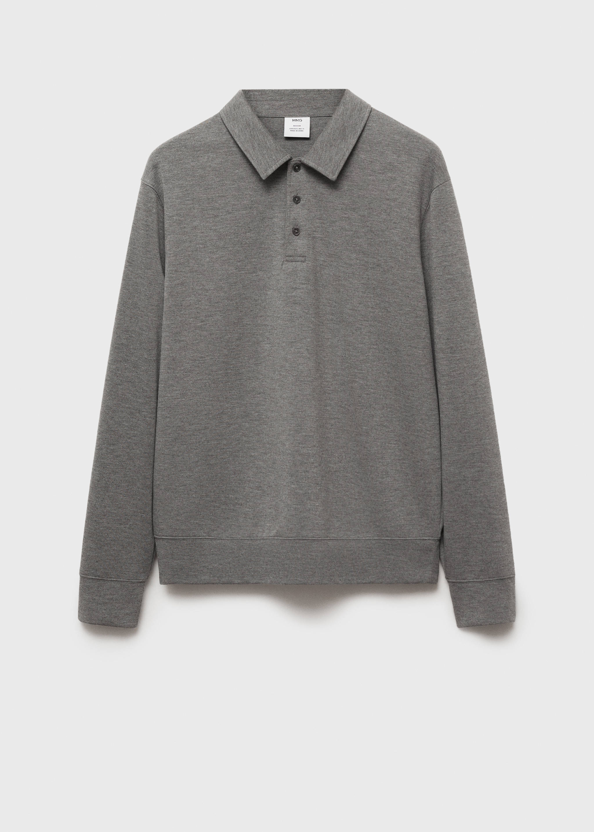 Regular-fit polosweatshirt - Artikel zonder model