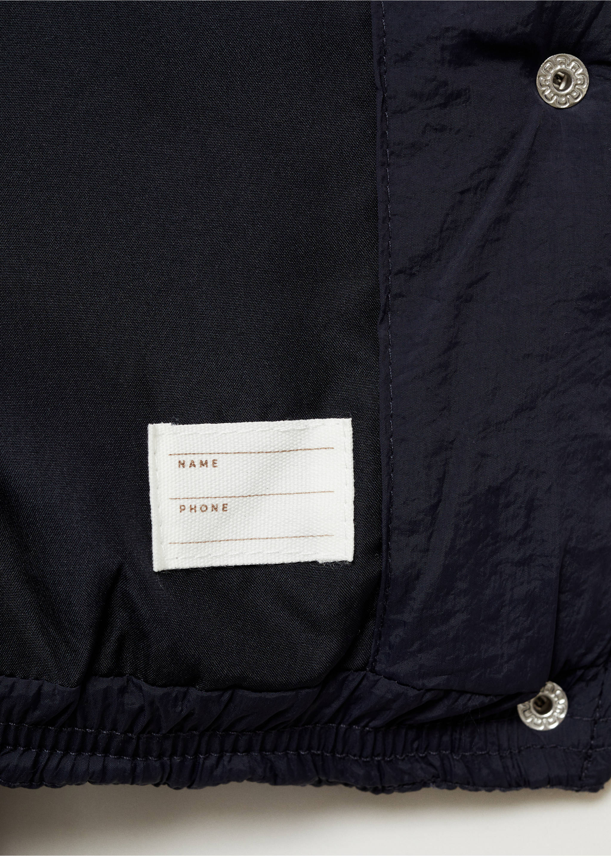 Steppweste mit Rautenmuster - Detail des Artikels 0, Dunkles Marineblau. Ref: 87042891-00.