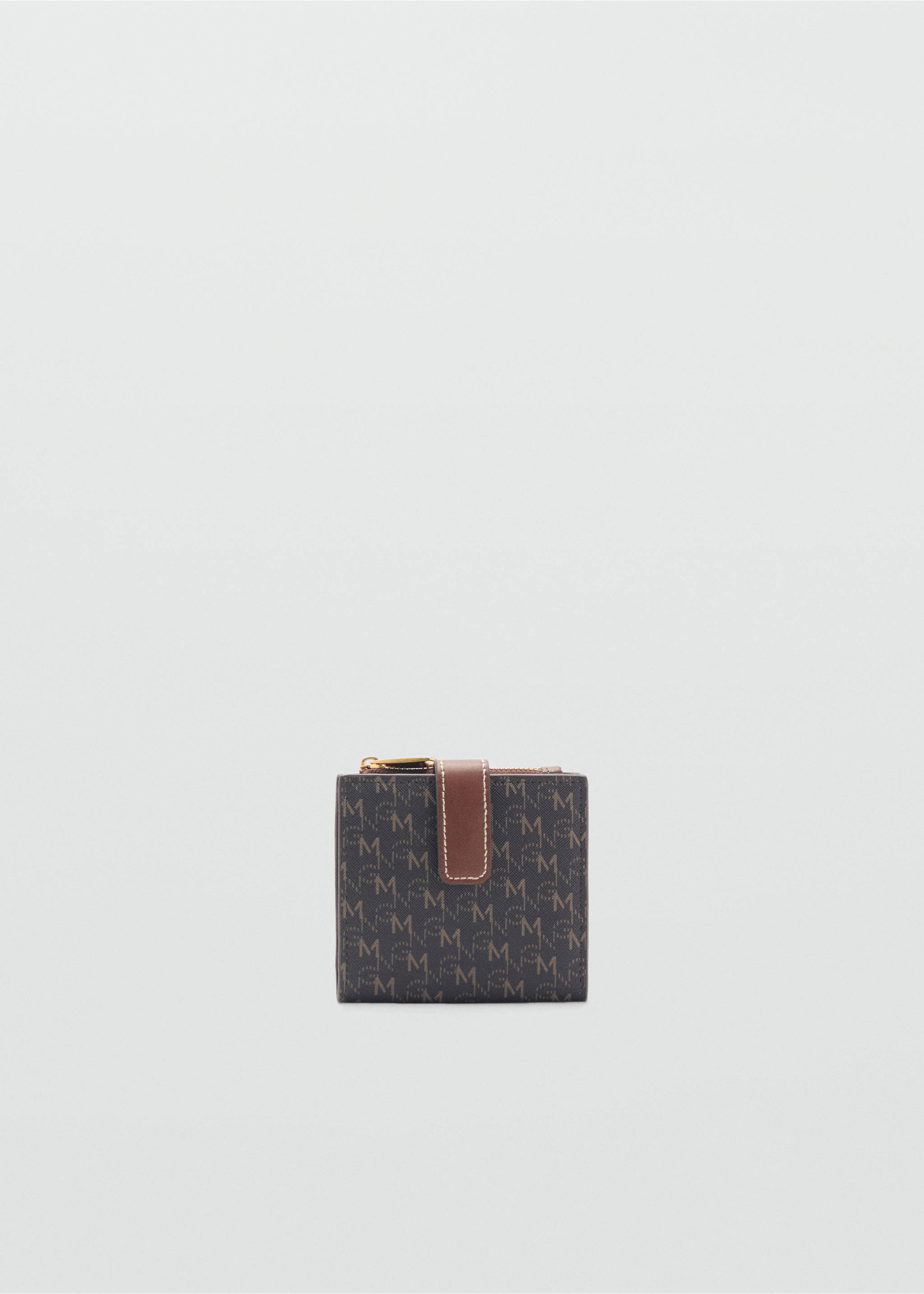 Geldbörse mit Logo-Print - Artikel ohne Model, Braun. Ref: 87042895-00.