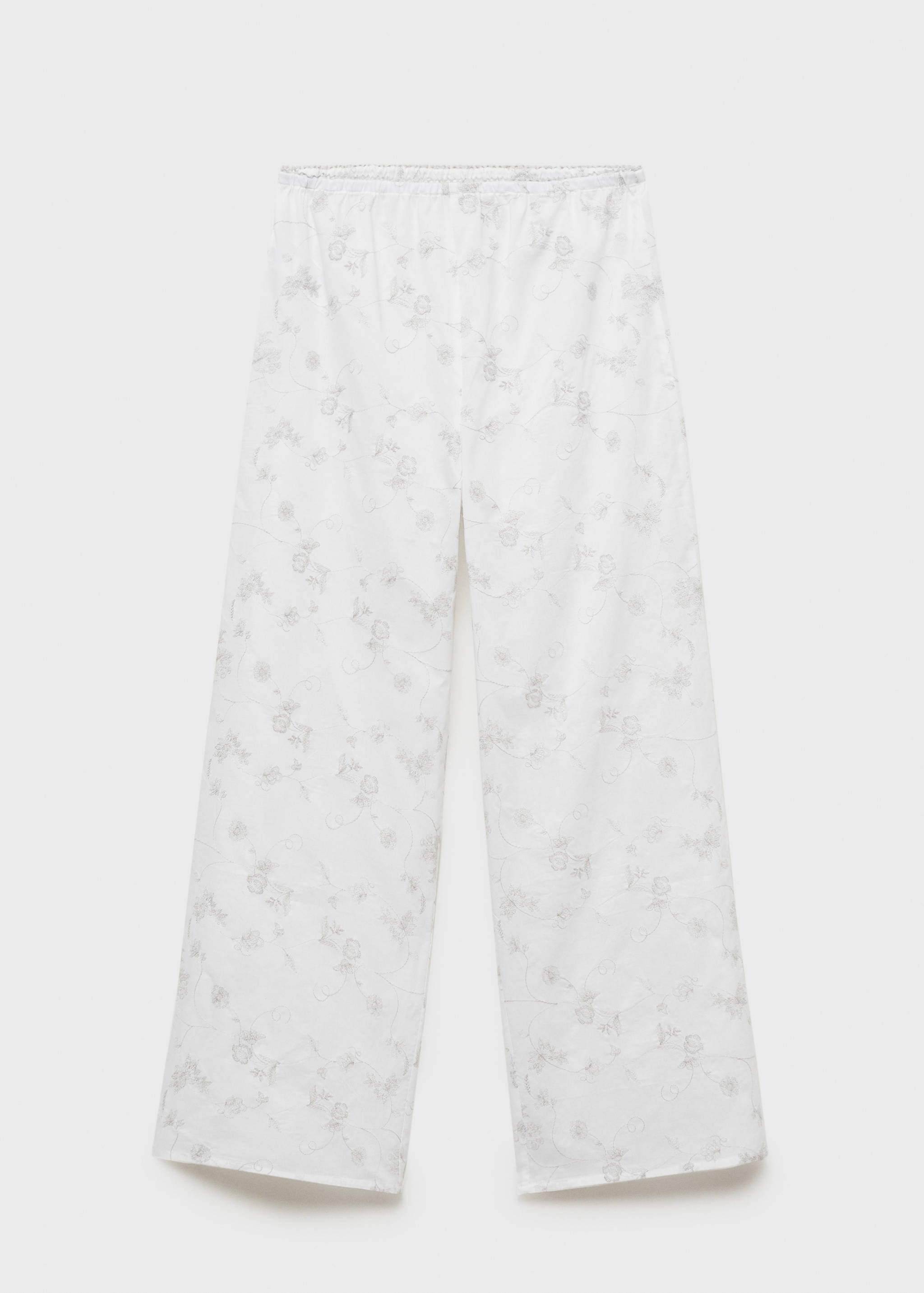 Embroidered pyjama trousers - Article without model