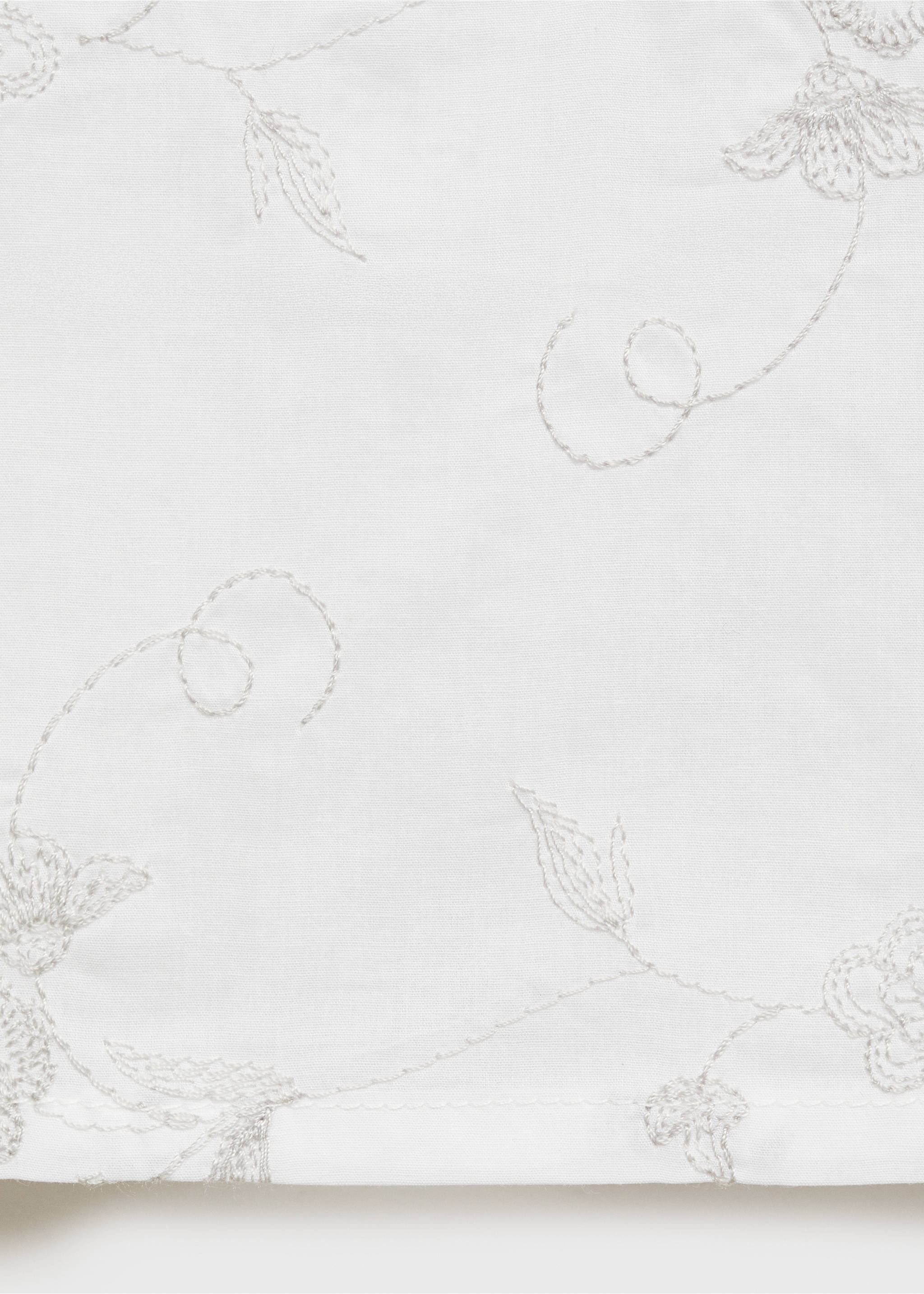 Bestickte Pyjamahose - Detail des Artikels 0, Weiß. Ref: 87042898-00.