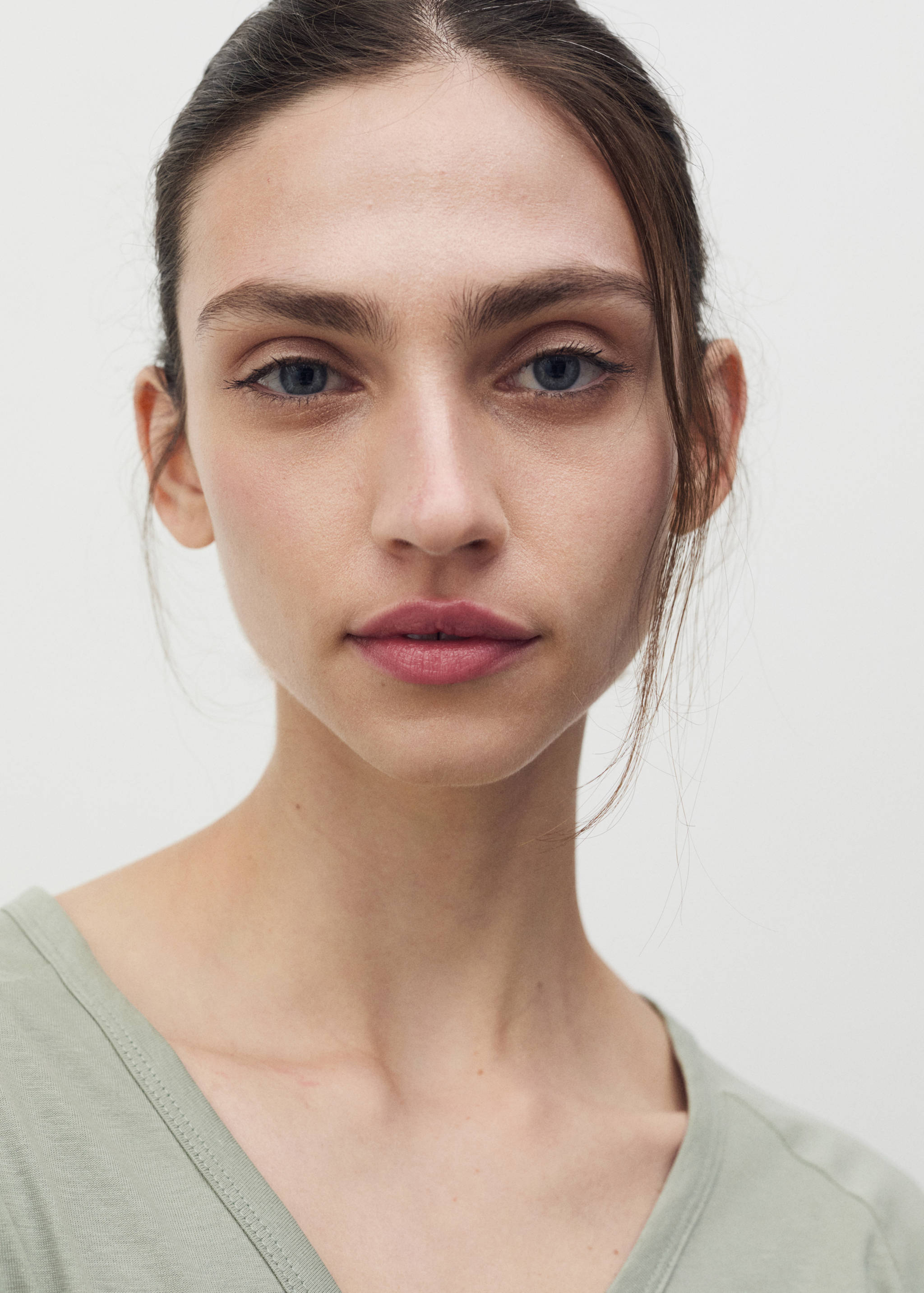 Nachthemd Baumwolle V-Ausschnitt - Detail des Artikels 1