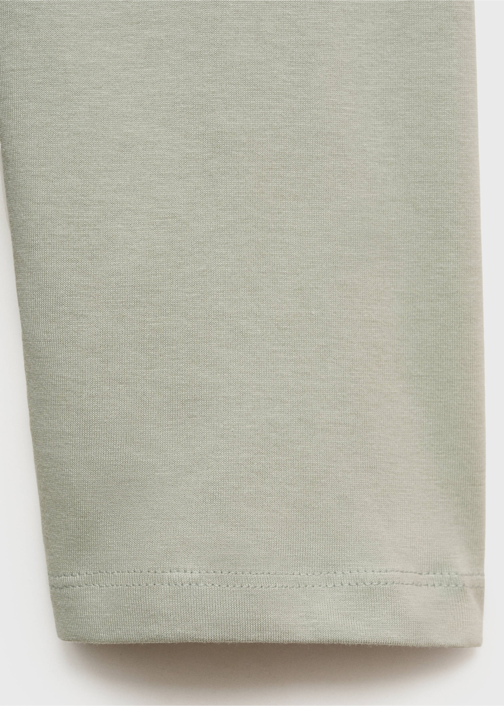 Nachthemd Baumwolle V-Ausschnitt - Detail des Artikels 0, Wassergrün. Ref: 87042901-00.