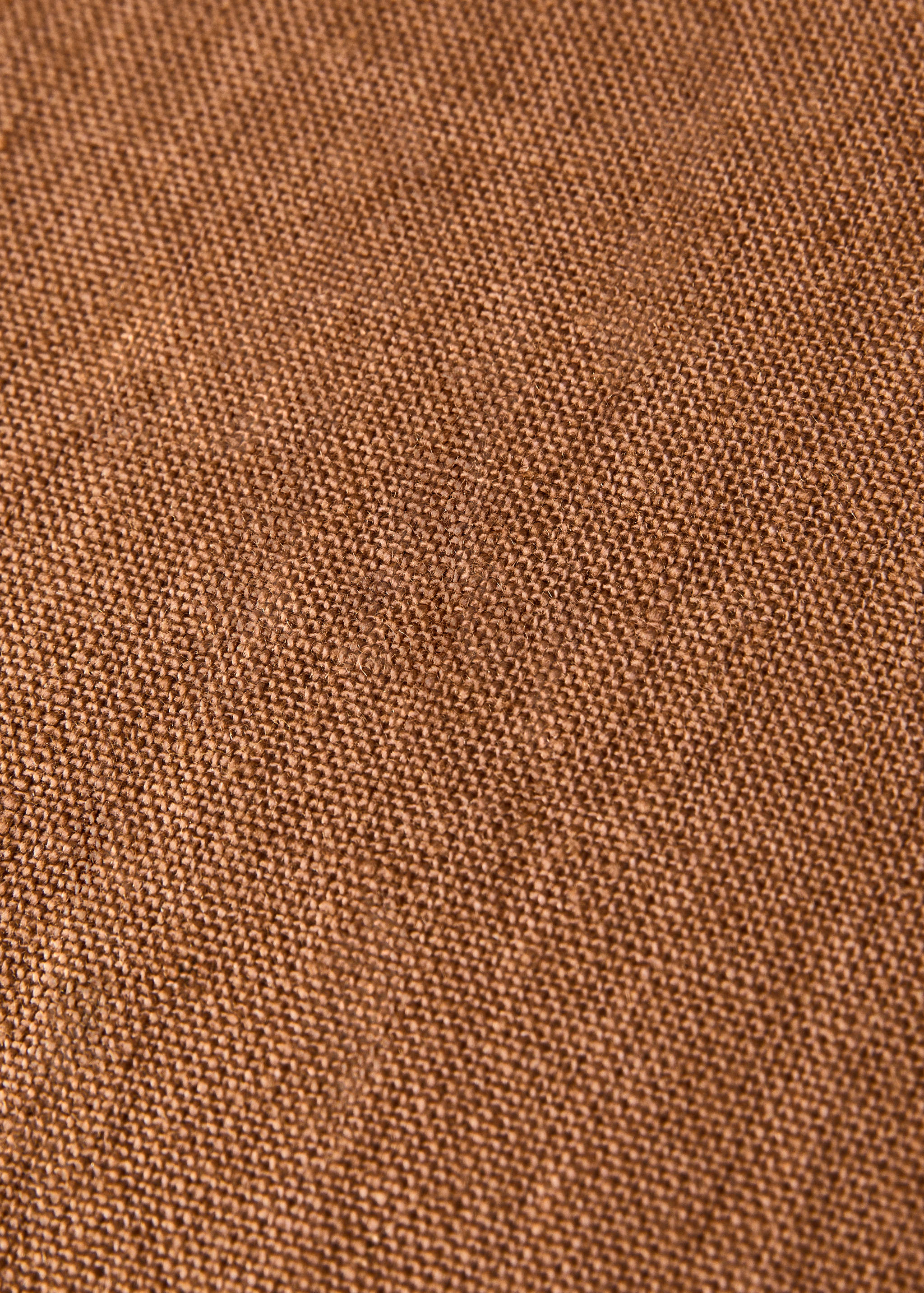 Zweifarbiger Kissenbezug aus Leinen, 60 x 60 cm - Detail des Artikels 4