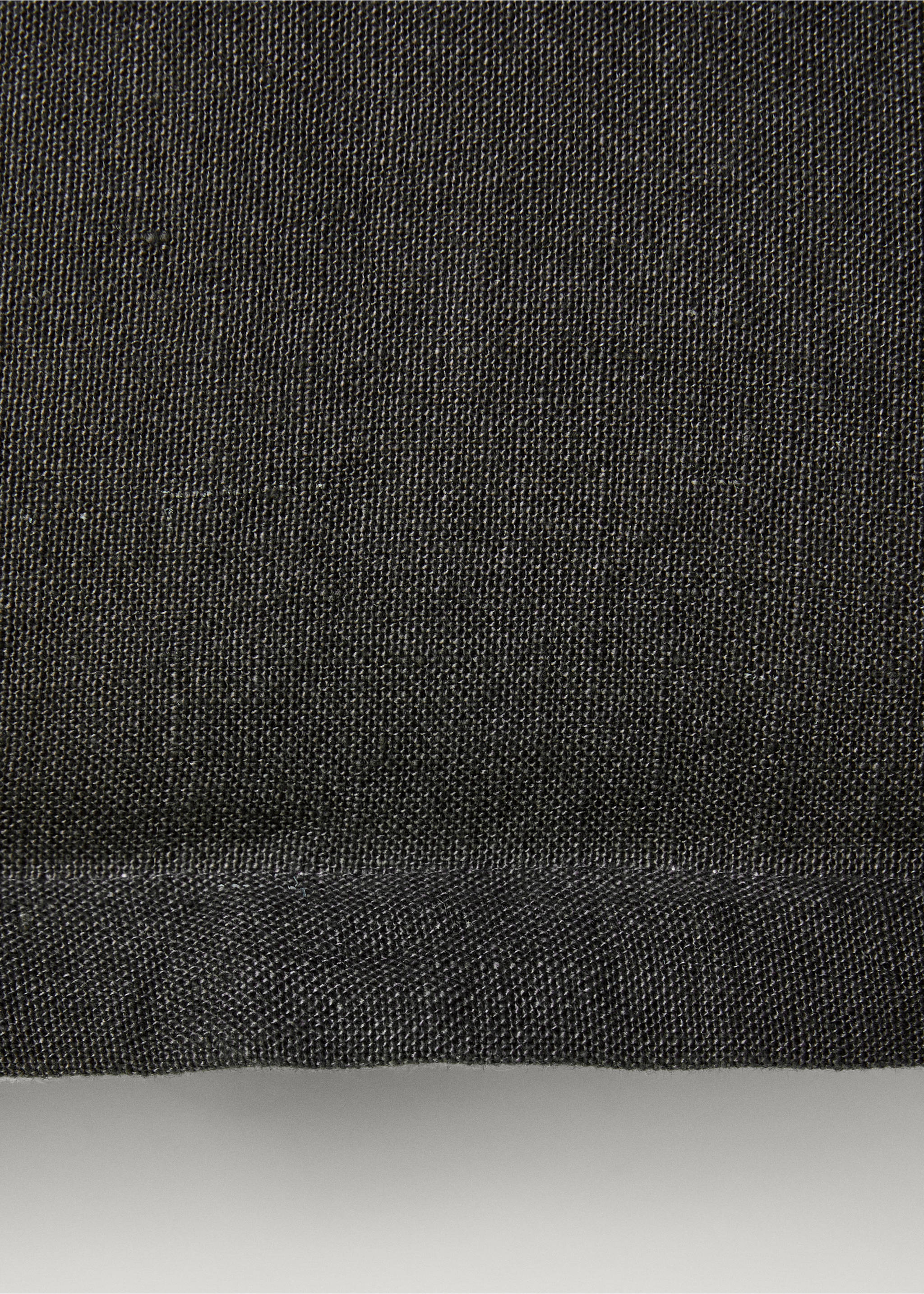 Zweifarbiger Kissenbezug aus Leinen, 60 x 60 cm - Detail des Artikels 3, Wassergrün. Ref: 87042919-00.