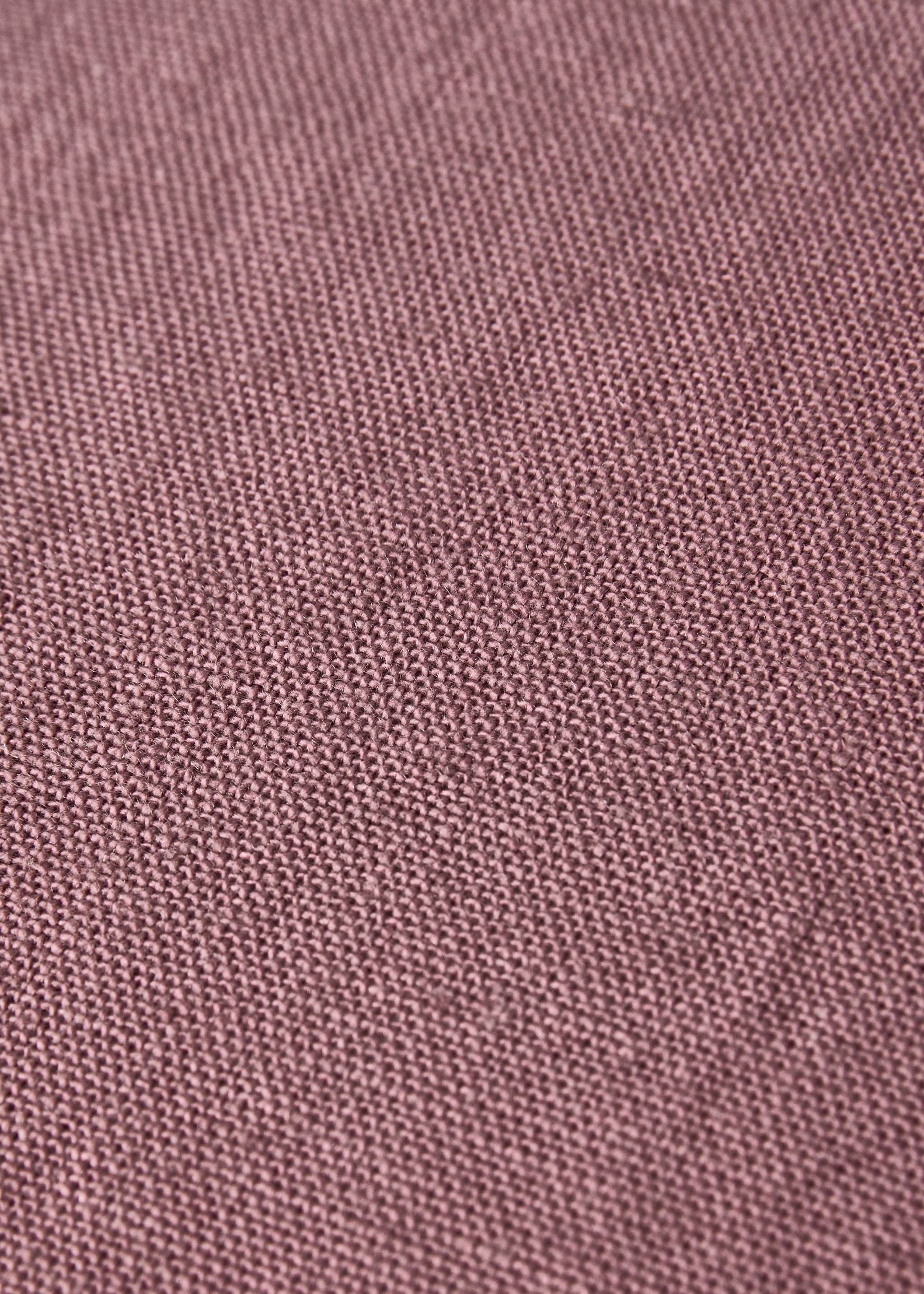 Zweifarbiger Kissenbezug aus Leinen, 60 x 60 cm - Detail des Artikels 4