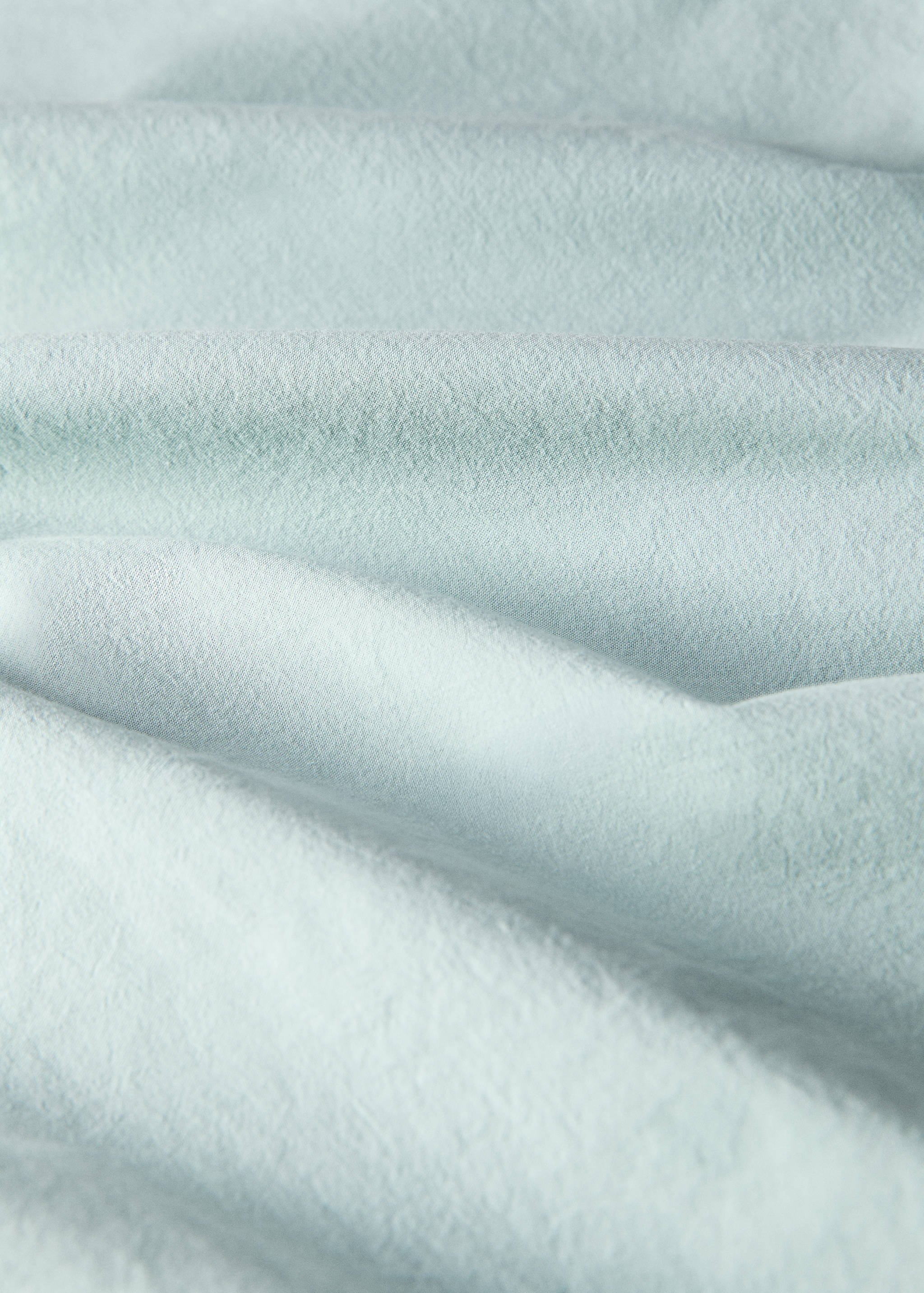 Washed cotton fitted sheet for 150 cm bed - Details of the article 2