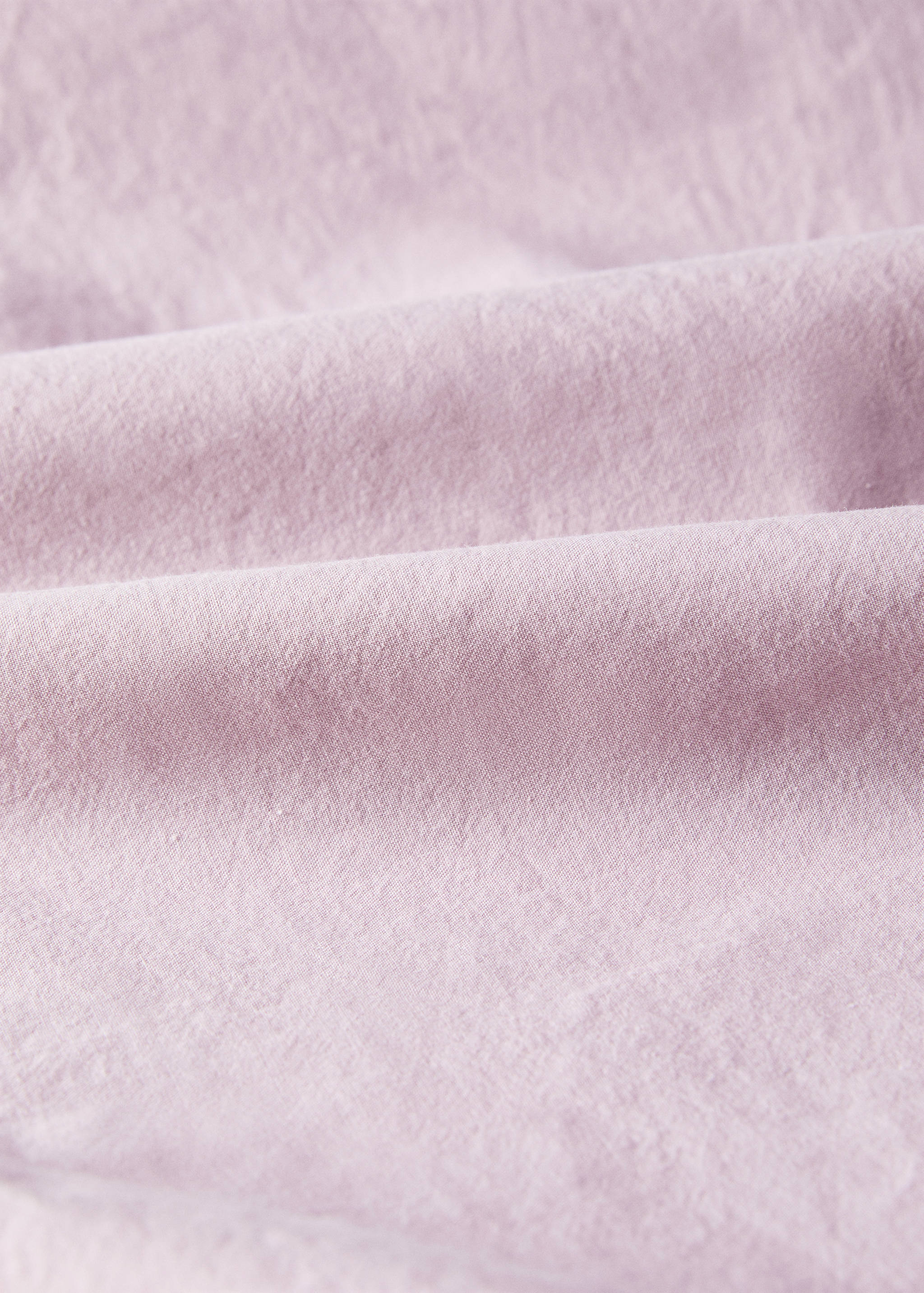 Washed cotton fitted sheet for 150 cm bed - Details of the article 2