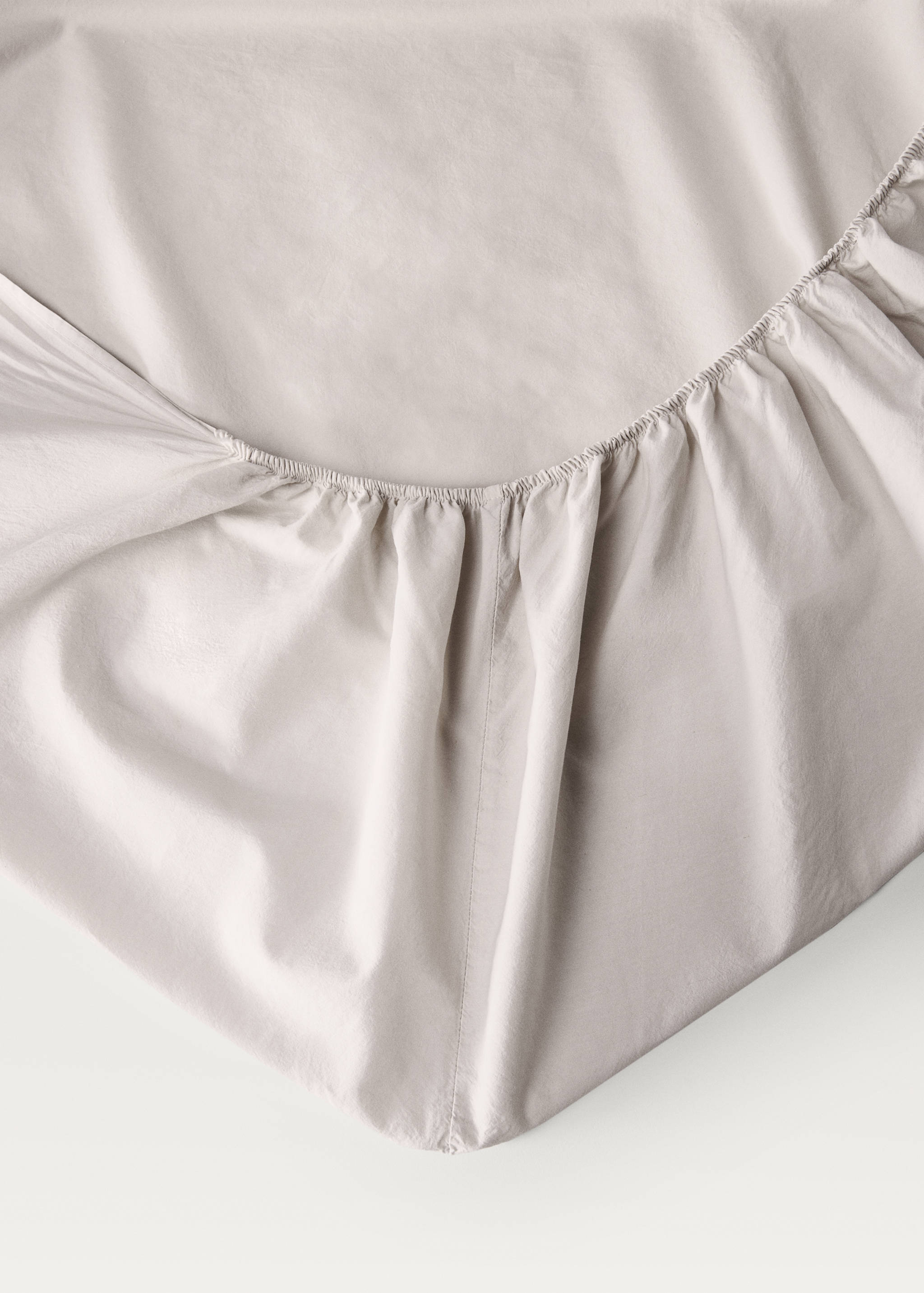 Onderlaken van gewassen katoen, bed 180 cm - Detail van het artikel 2