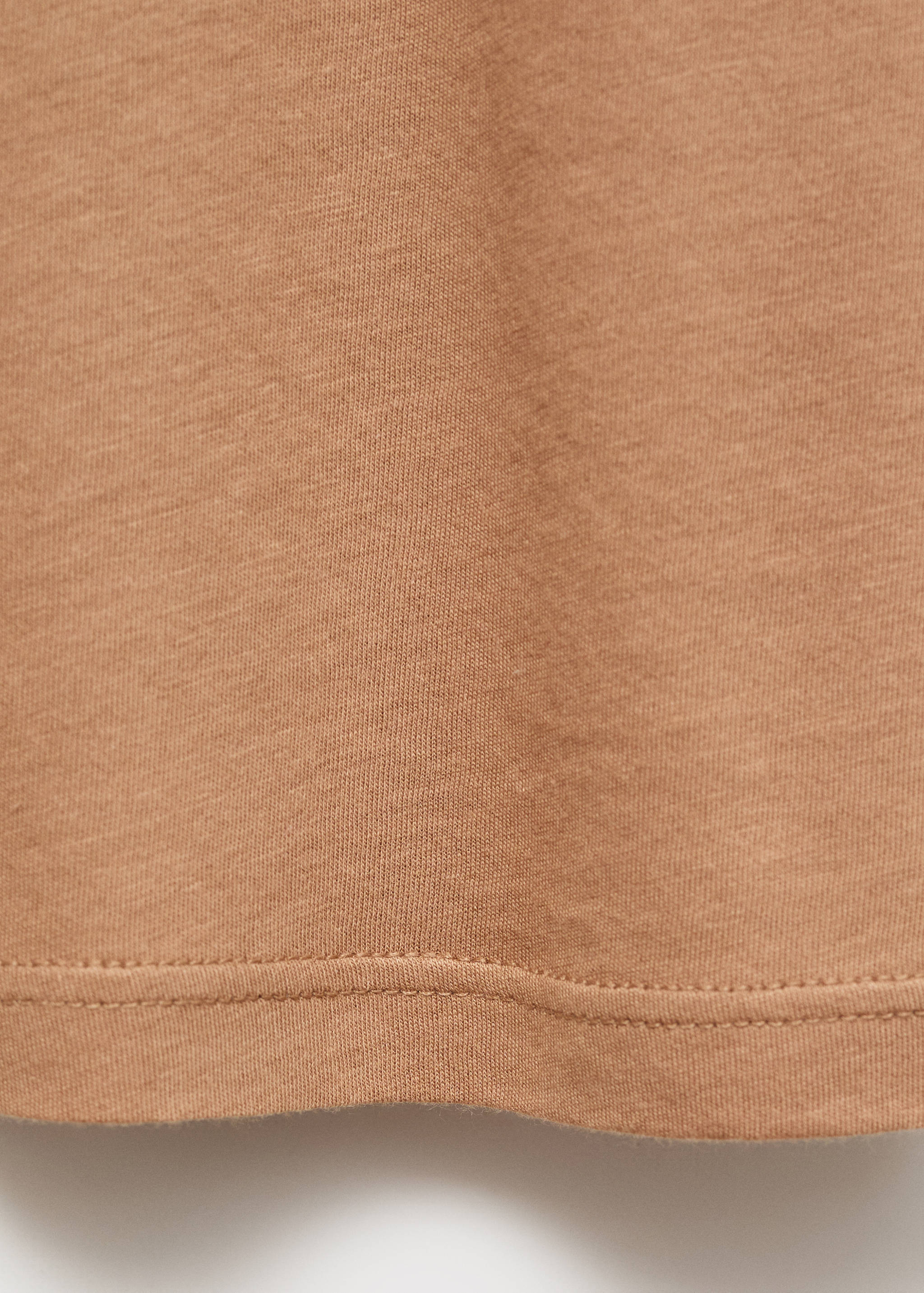 Cotton nightdress with lace trim - Details of the article 0