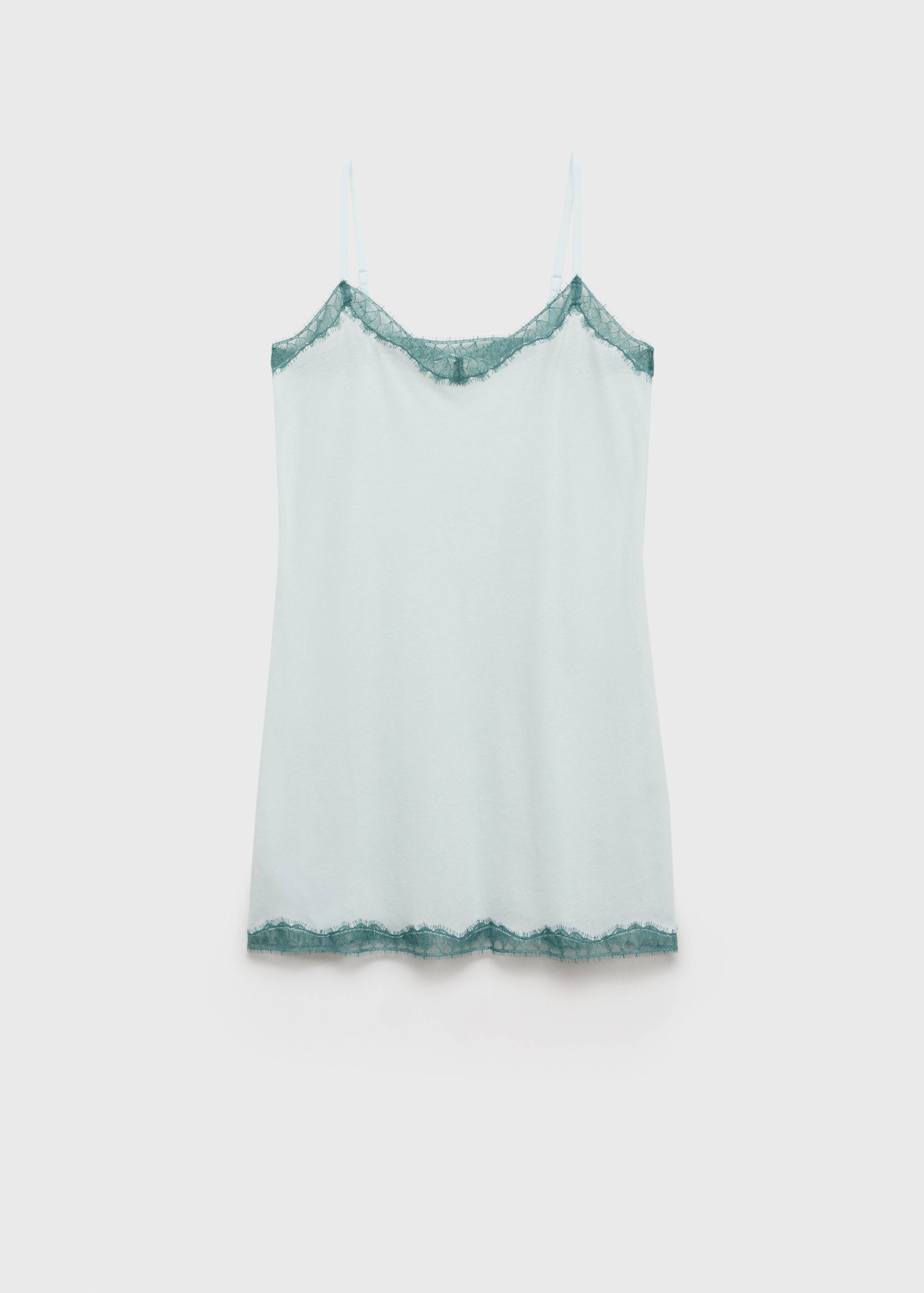 Chemise de nuit finition dentelle - Article sans modèle