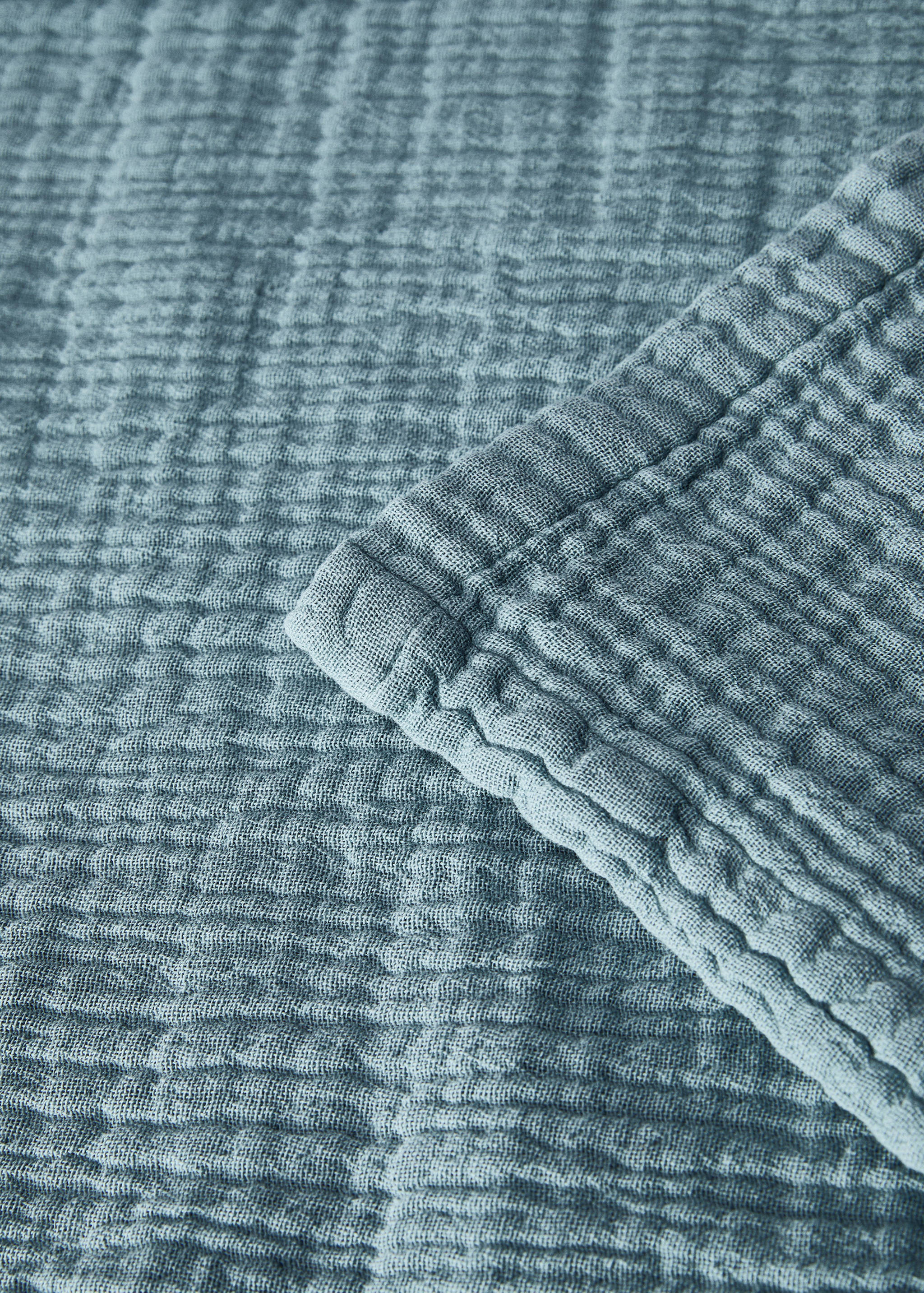 Sengeteppe i bomull musselin, seng 130/150 cm - Artikkeldetalj 2