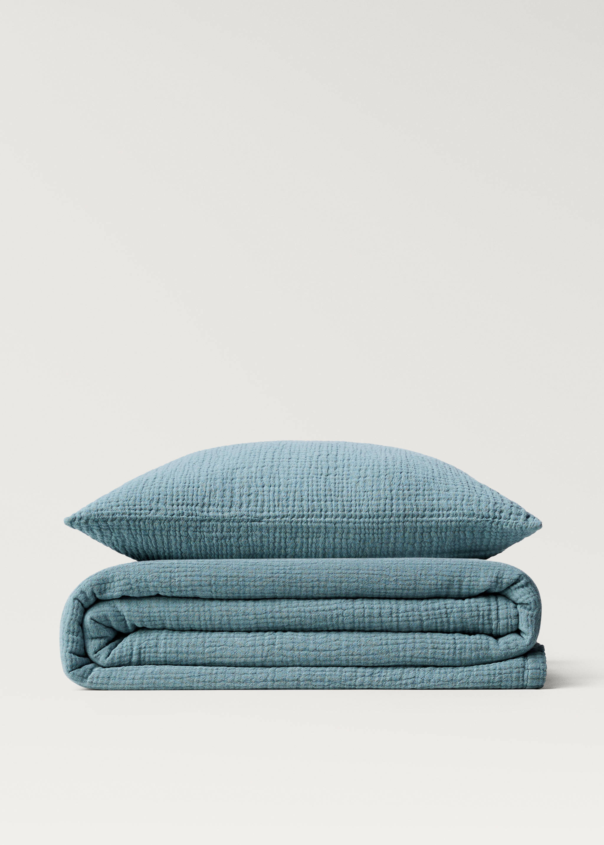 Sengeteppe i bomull musselin, seng 130/150 cm - Artikkeldetalj 3