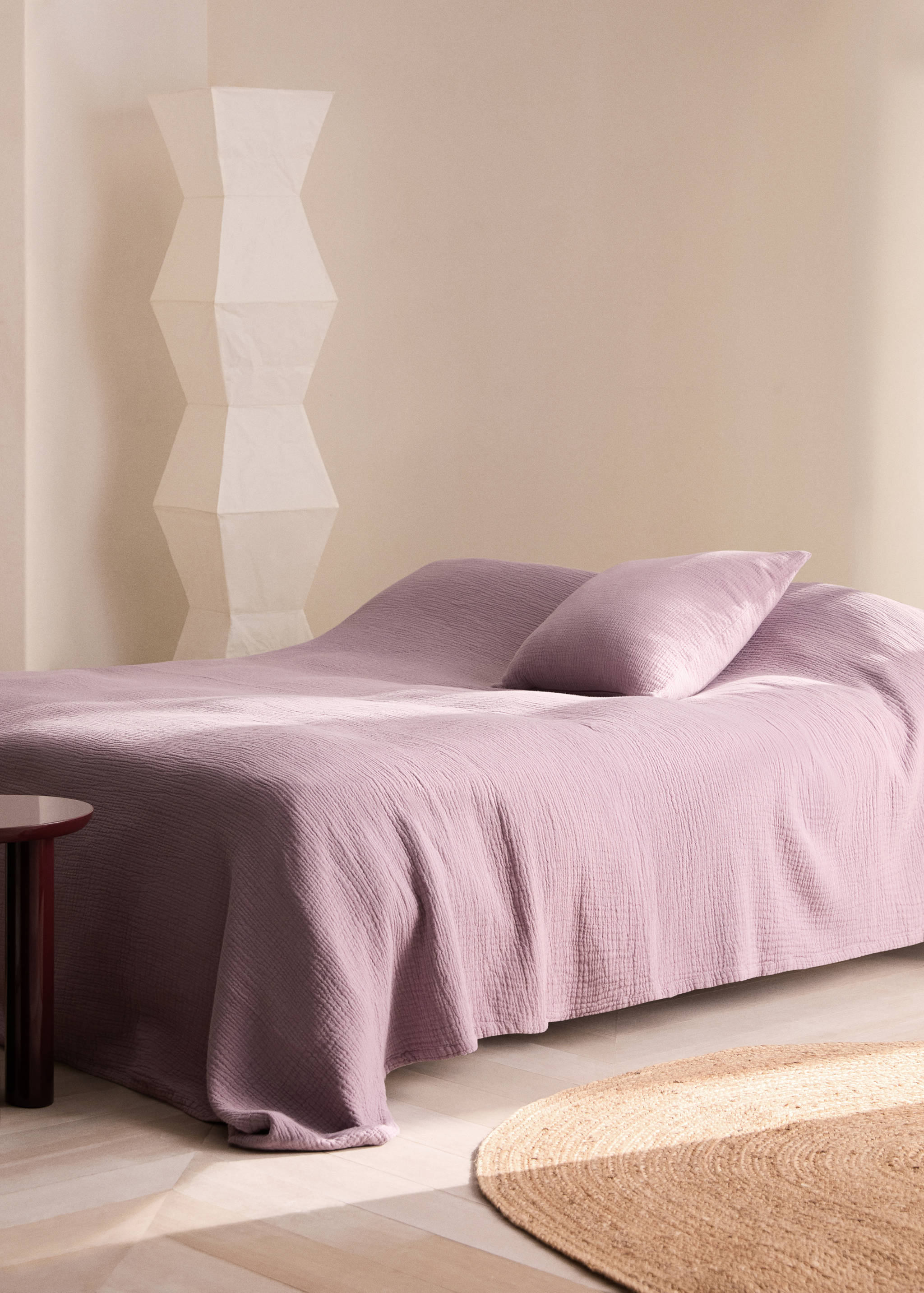 Cuvertură din bumbac muselină pentru pat de 130/150 cm - Plan general