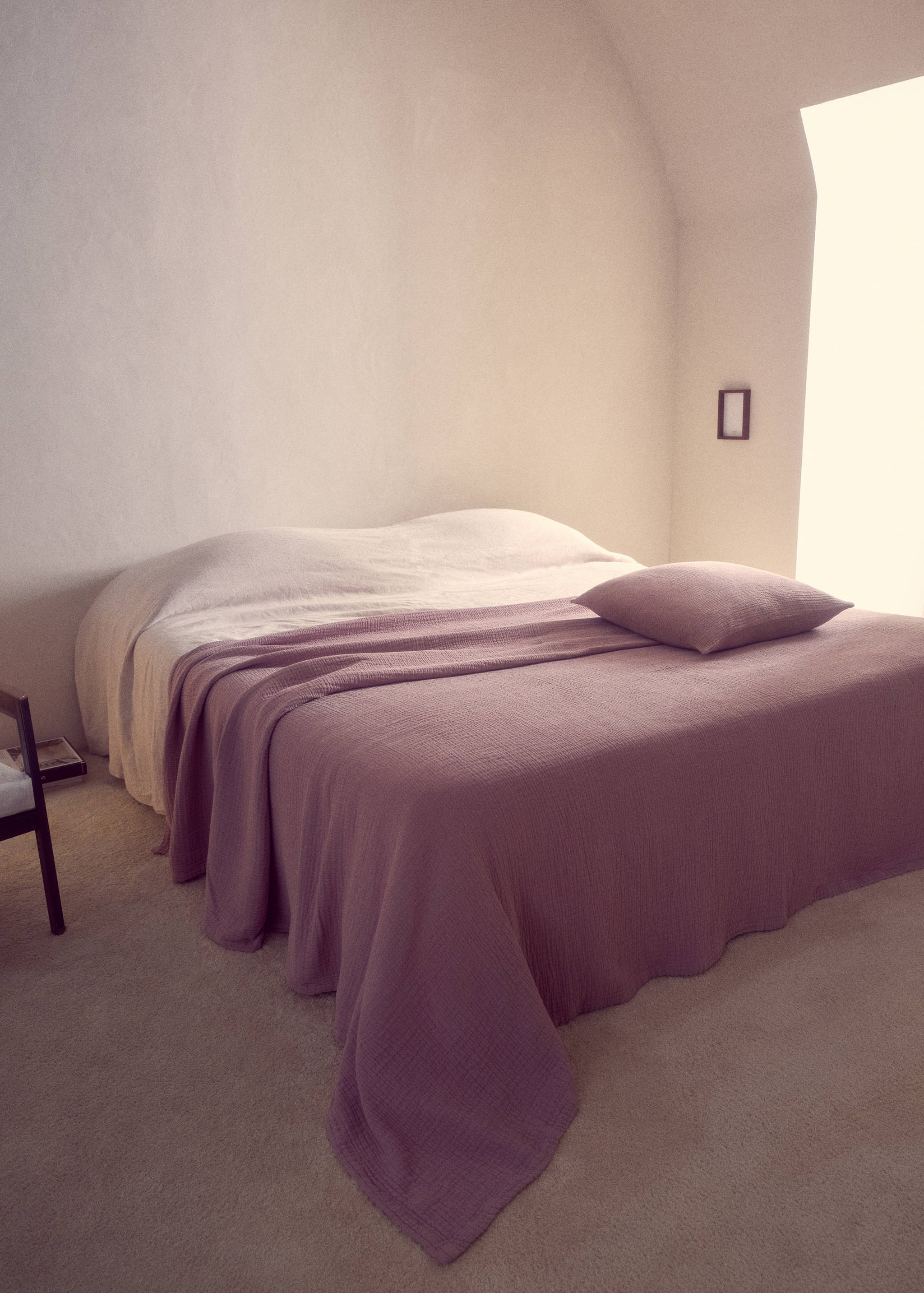 Cuvertură din bumbac muselină pentru pat de 130/150 cm - Detaliu al articolului 6