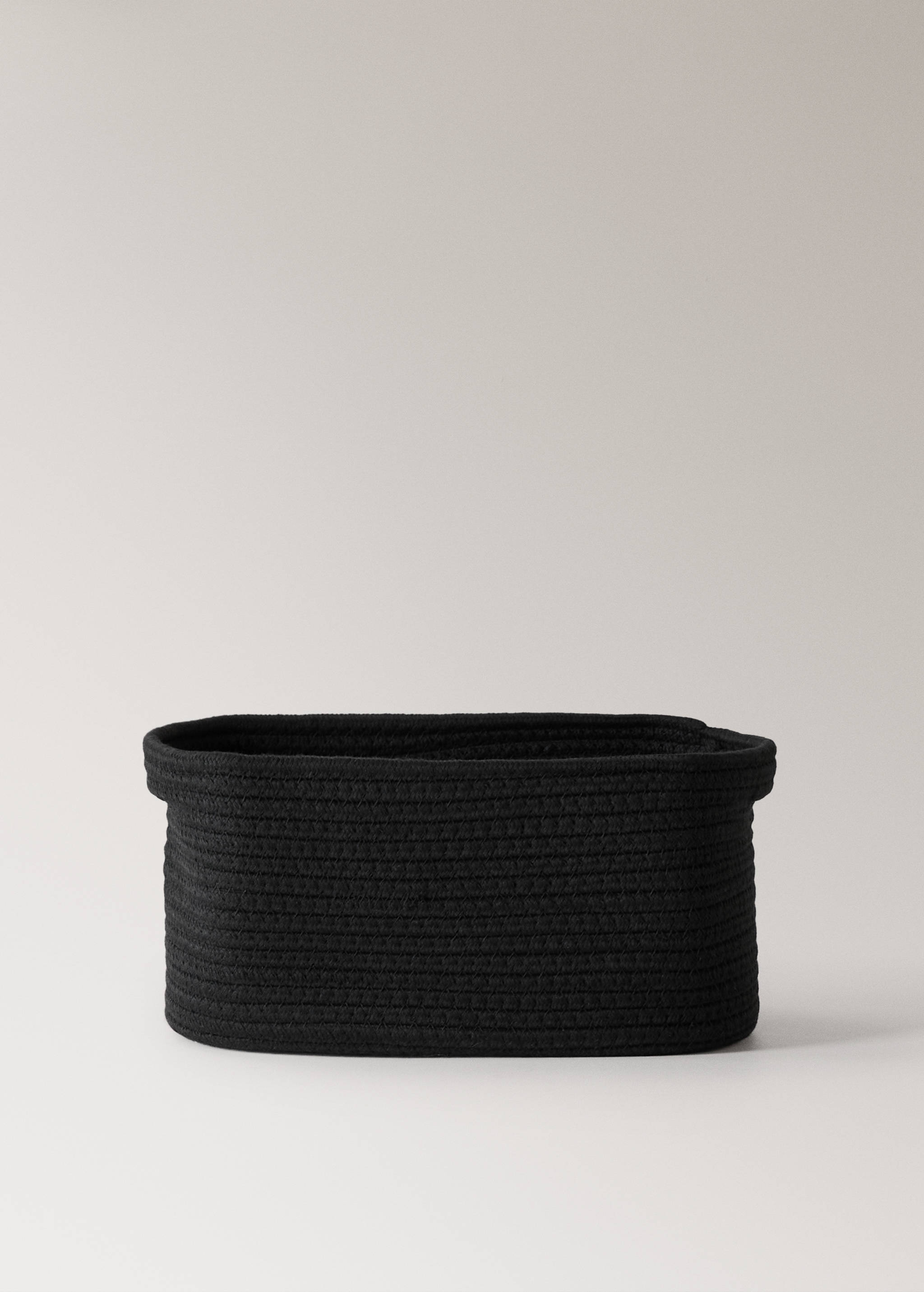 Large rectangular cotton basket - Article without model