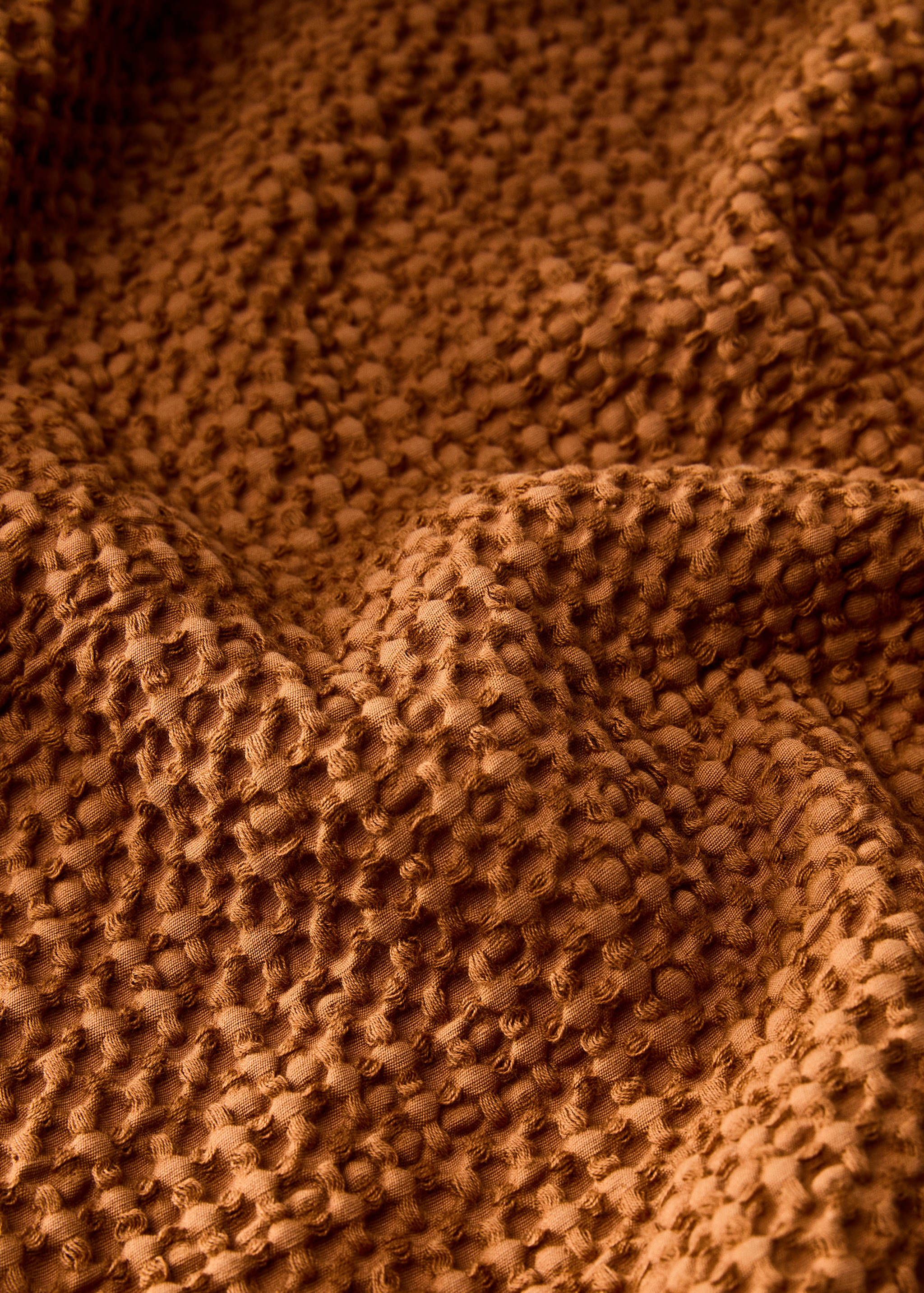 Stückgefärbte Tagesdecke aus Baumwolle für 180/200 cm Bett - Detail des Artikels 1