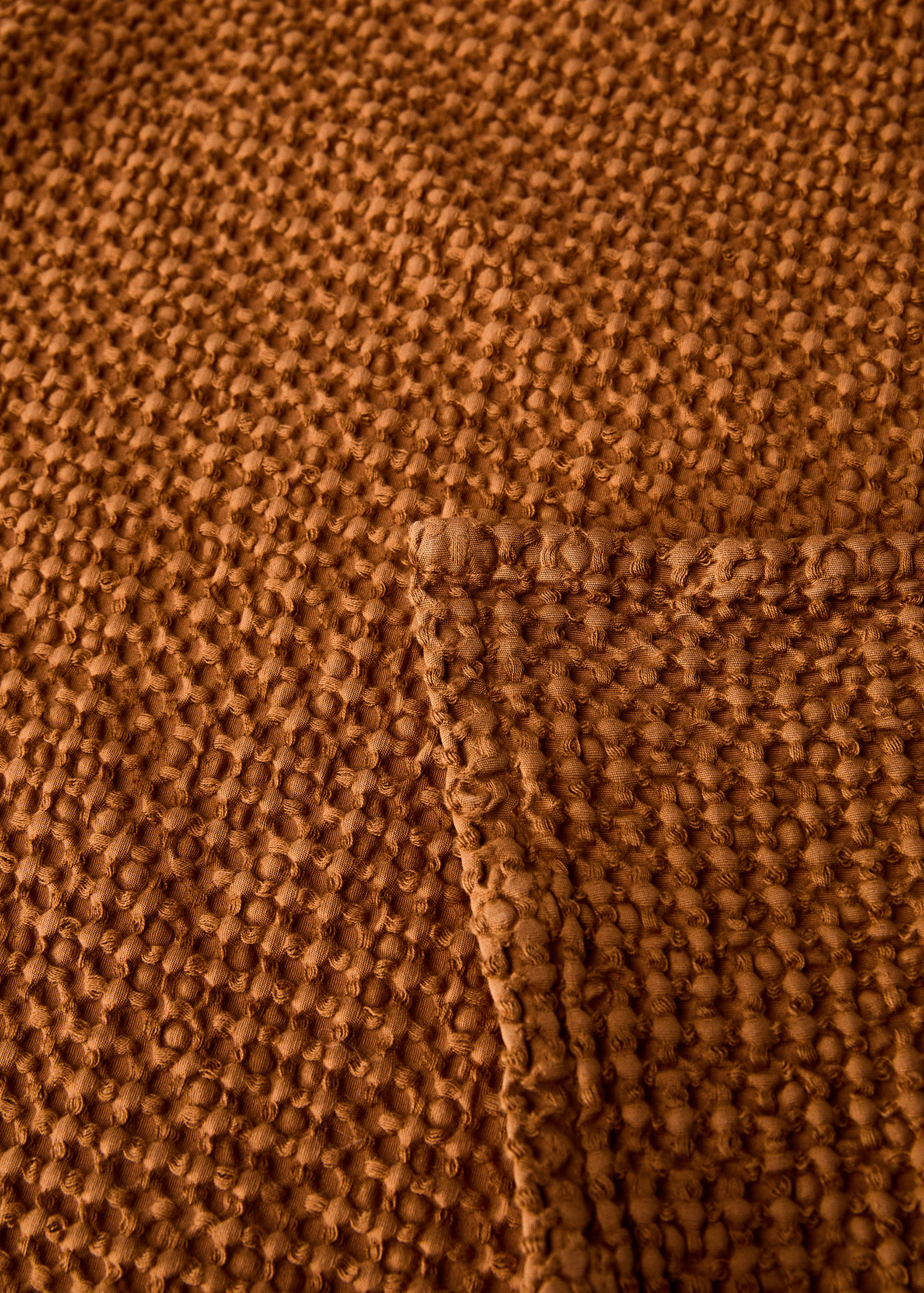 Stückgefärbte Tagesdecke aus Baumwolle für 180/200 cm Bett - Detail des Artikels 2