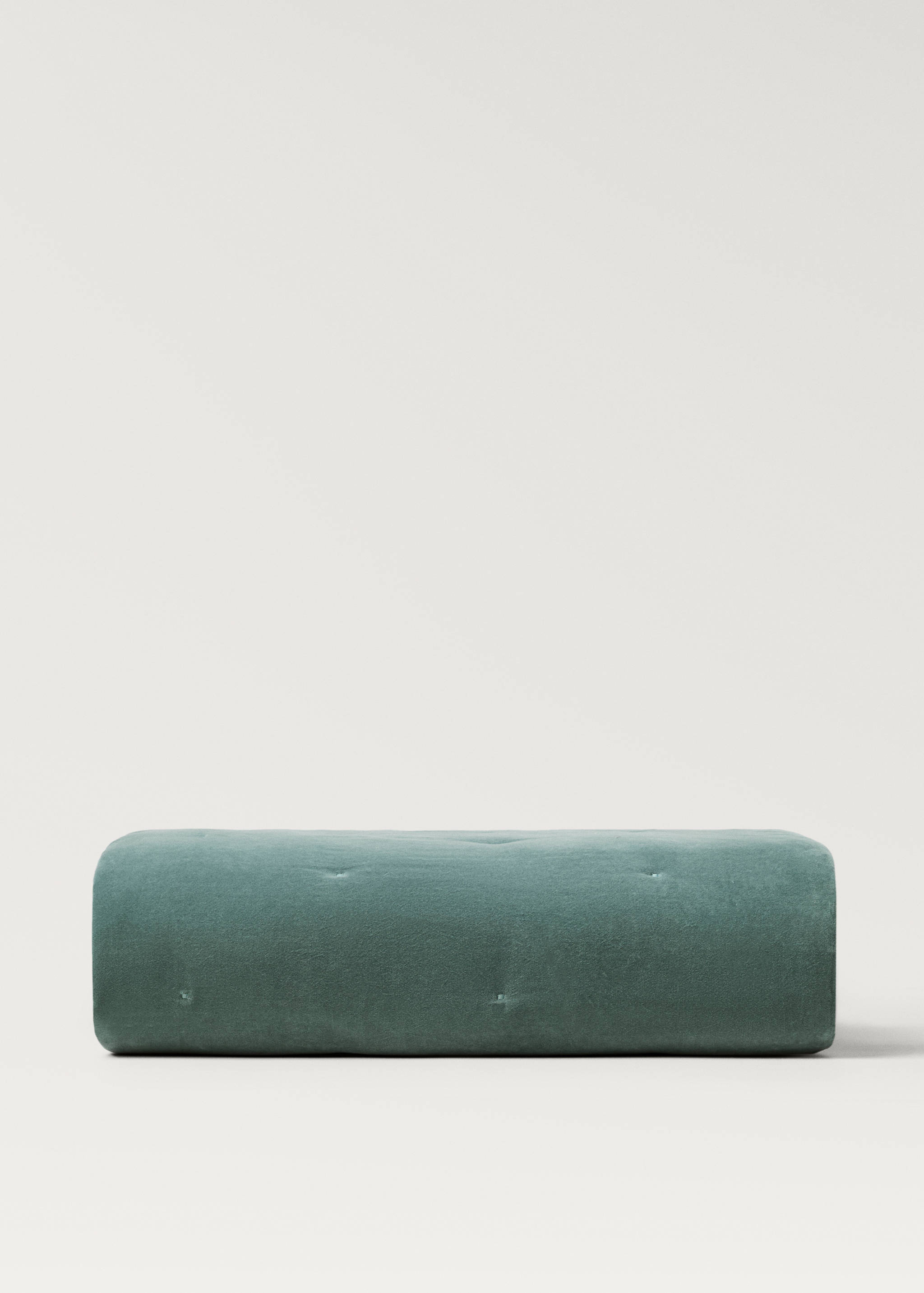 Cotton velvet bedspread for end of bed 85x200 cm - Article without model