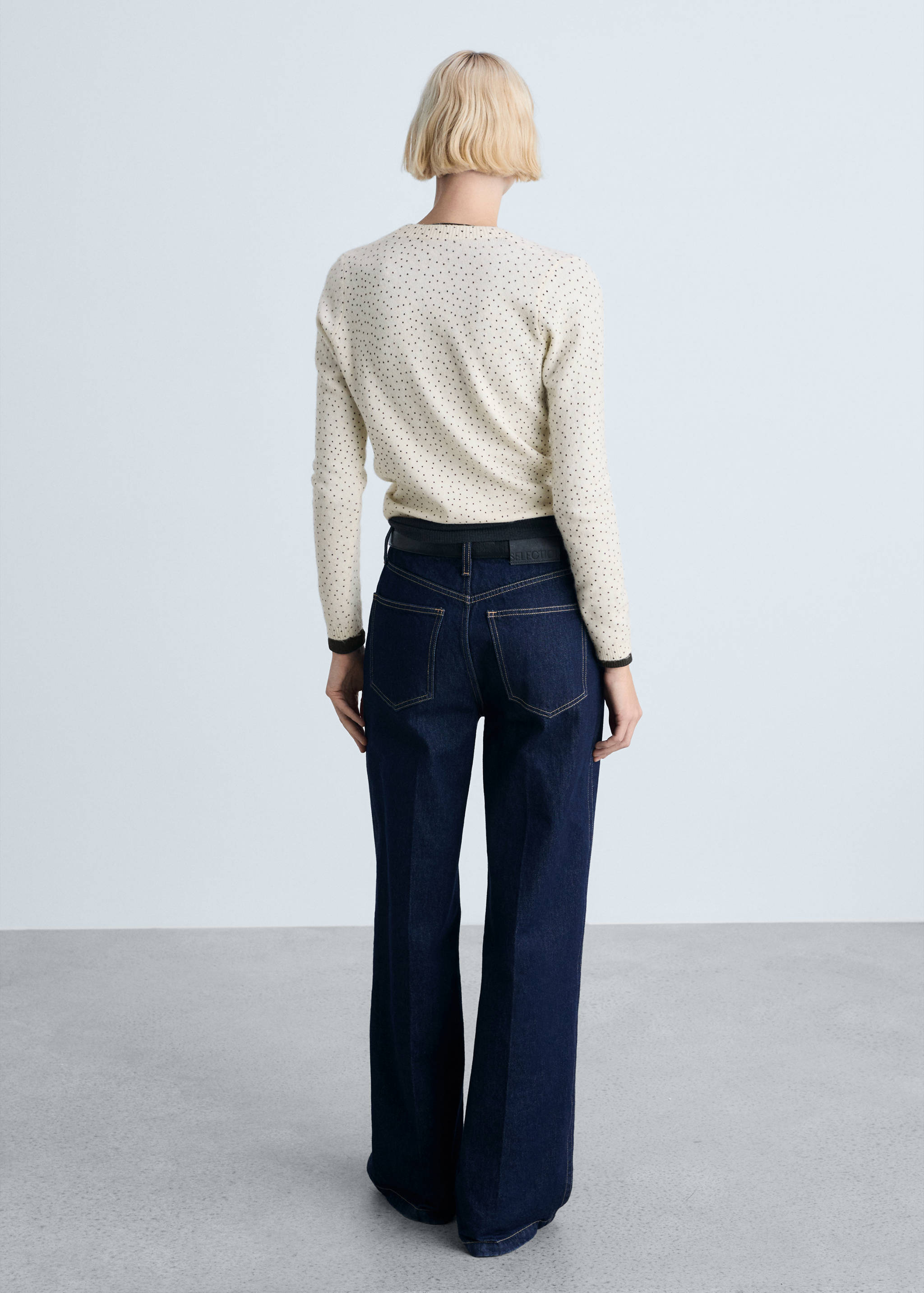 Càrdigan punt pics - Revers de l'article