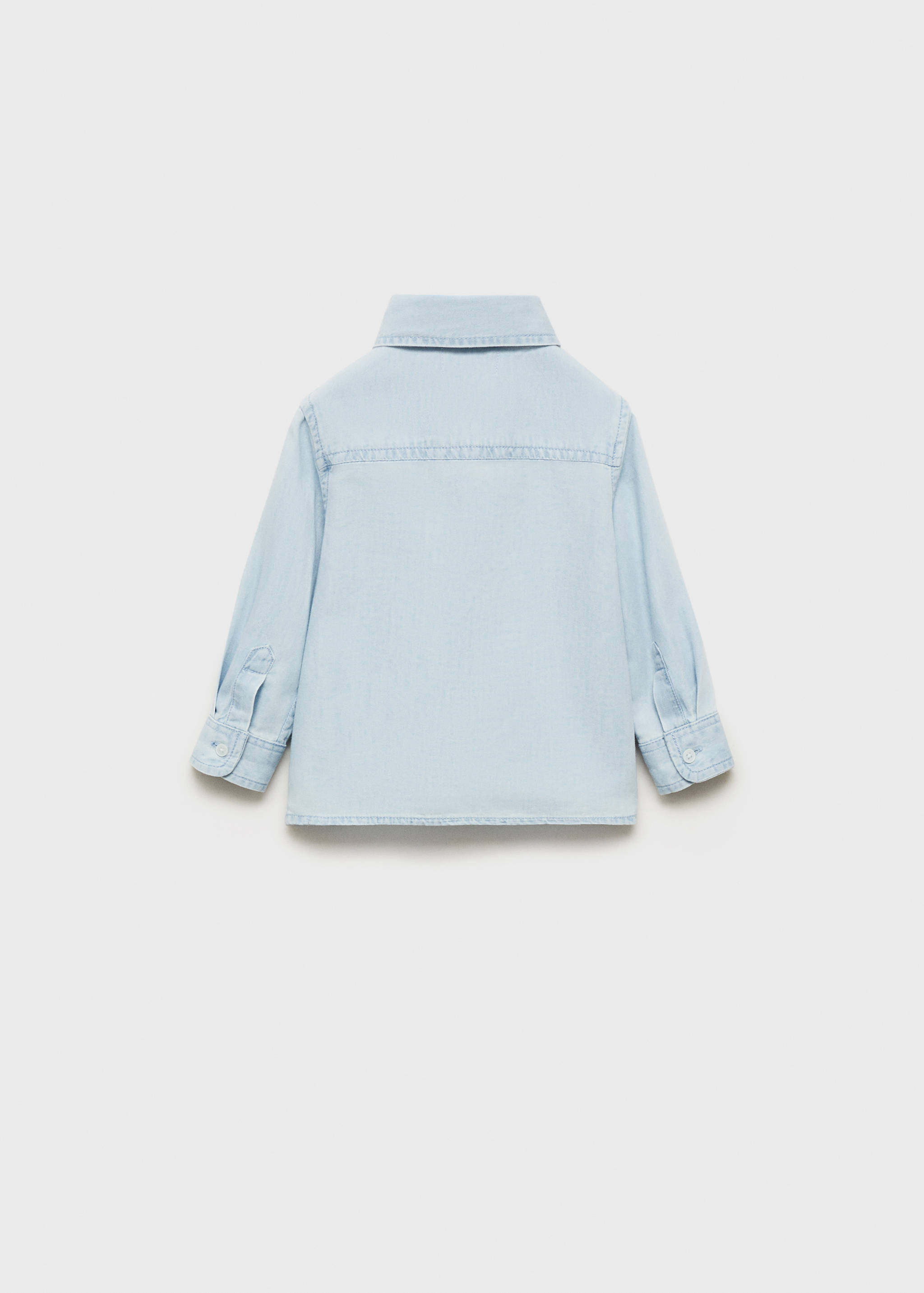 Denimskjorte med lommer - Baksiden av artikkelen