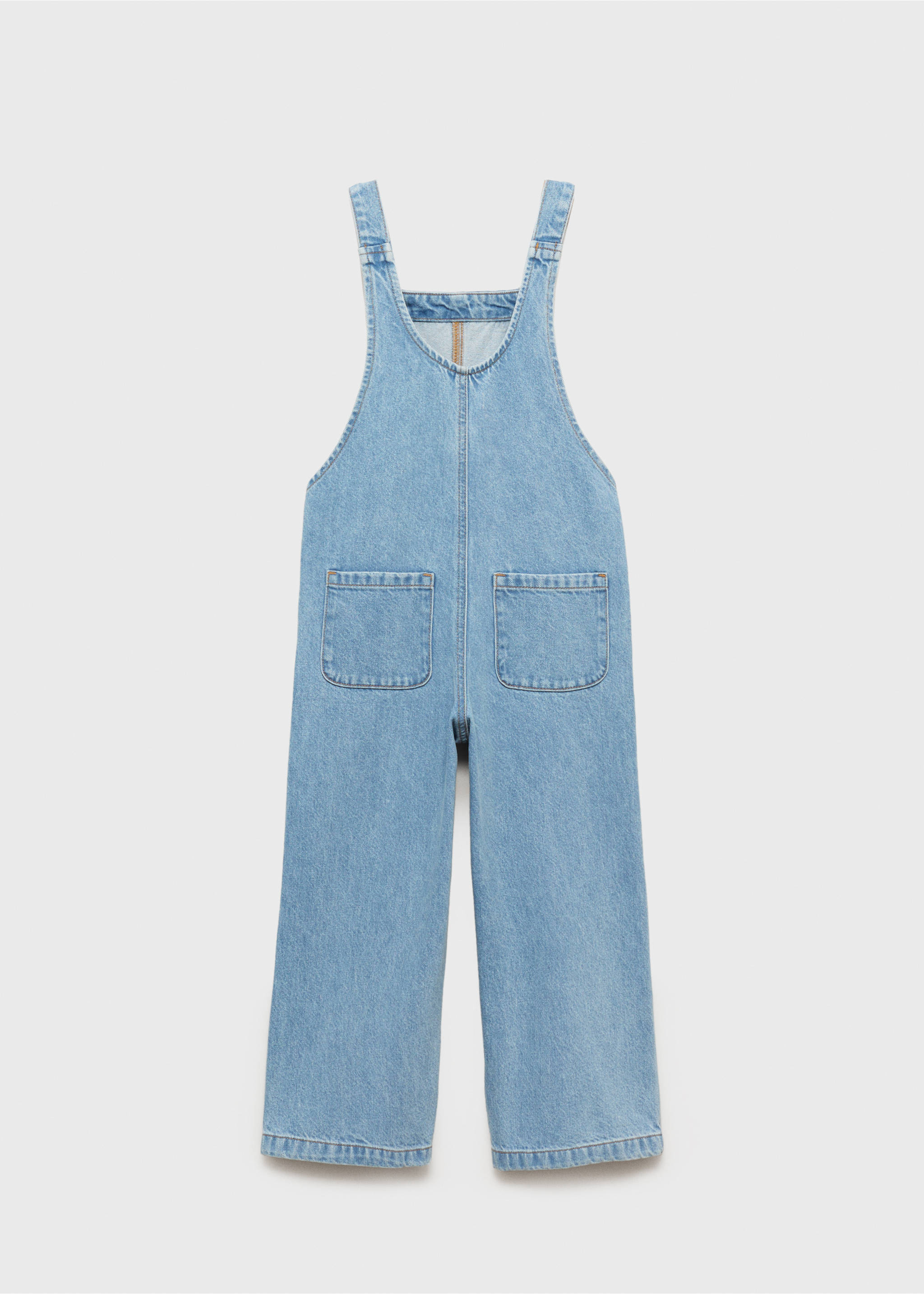 Long denim dungarees - Reverse of the article, Medium Blue. Ref: 87043273-00.