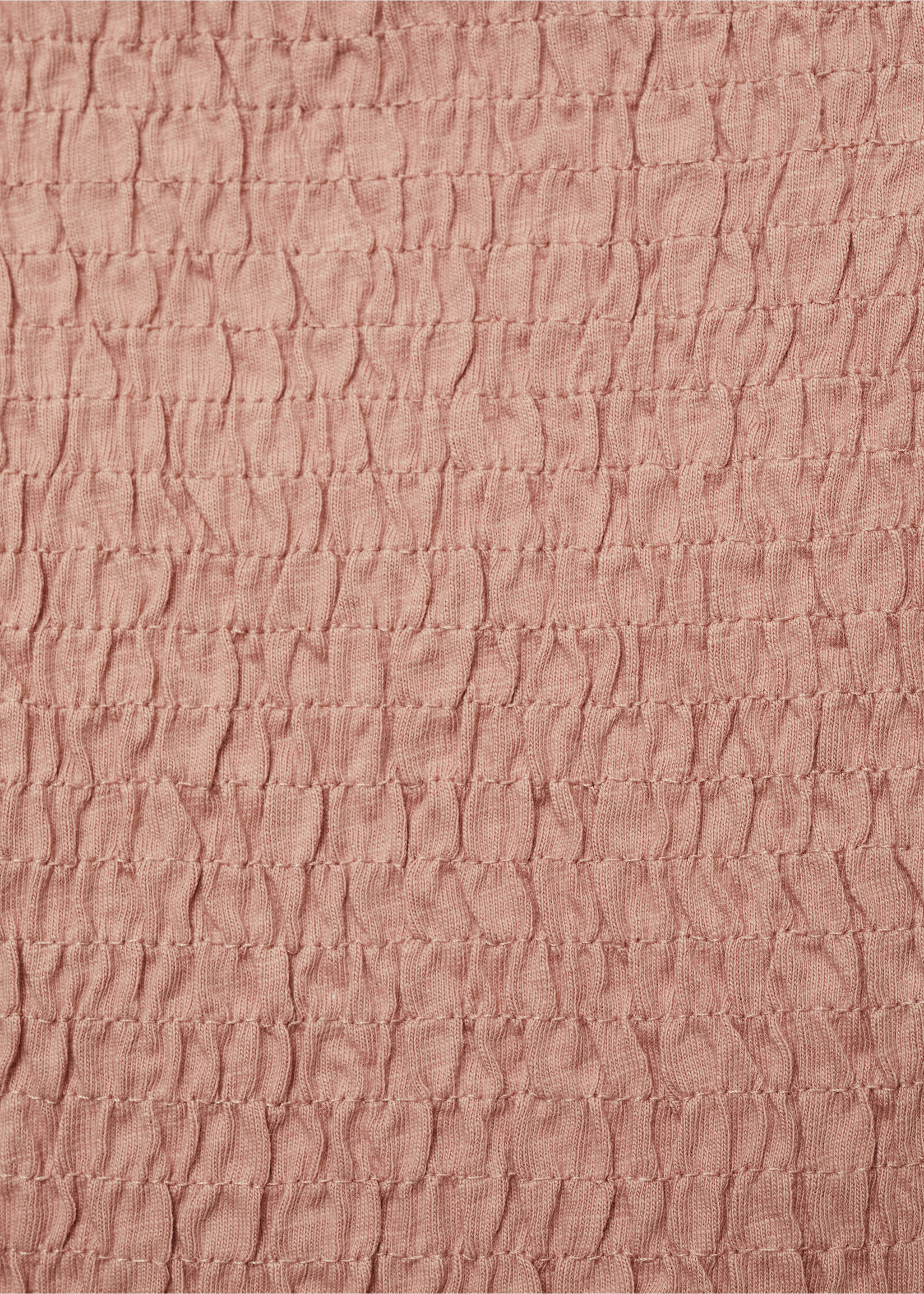 Ruched strapless top - Details of the article 0, Pale Pink. Ref: 87043274-00.