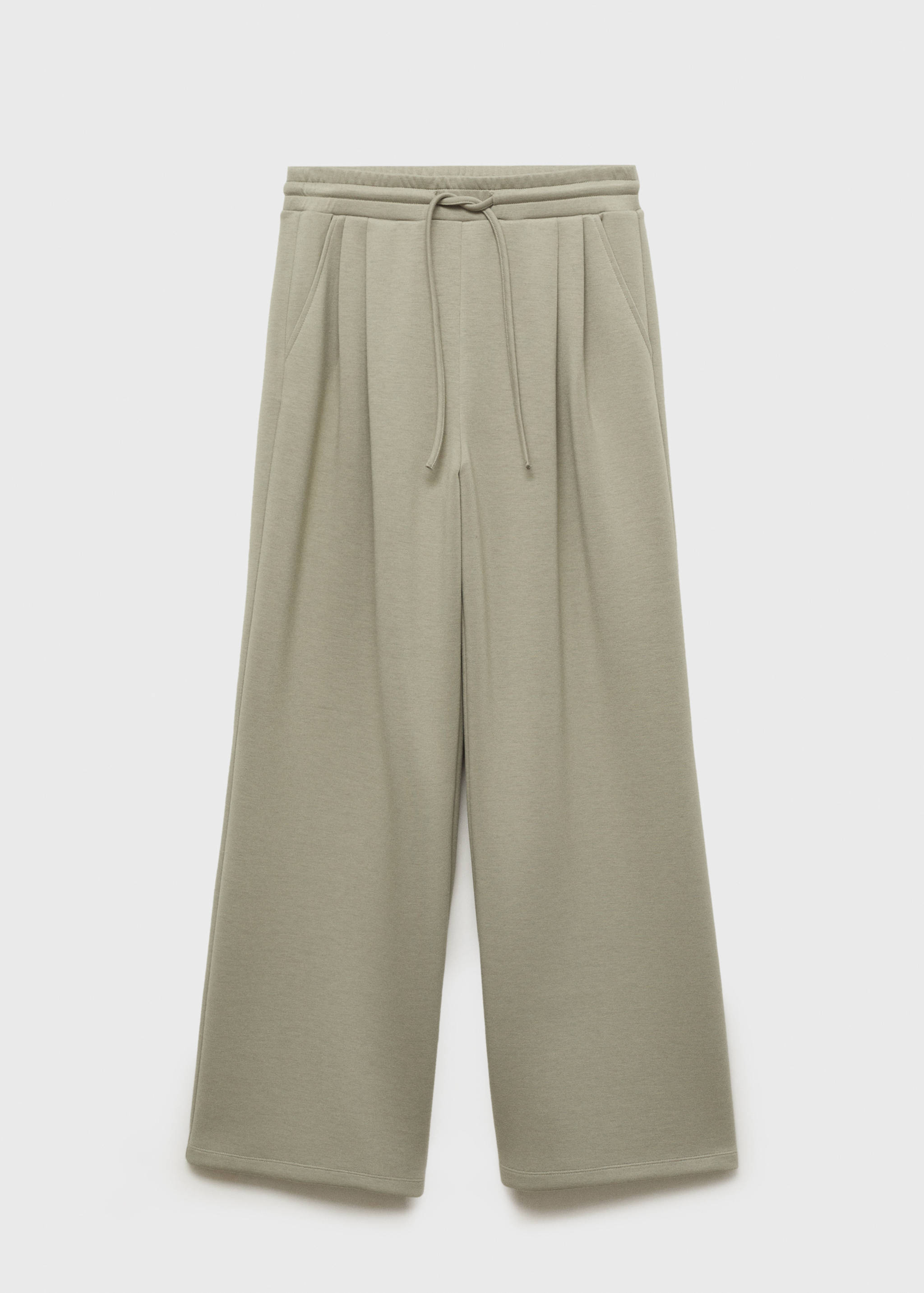 Wide leg pleated jogger pants - Article without model