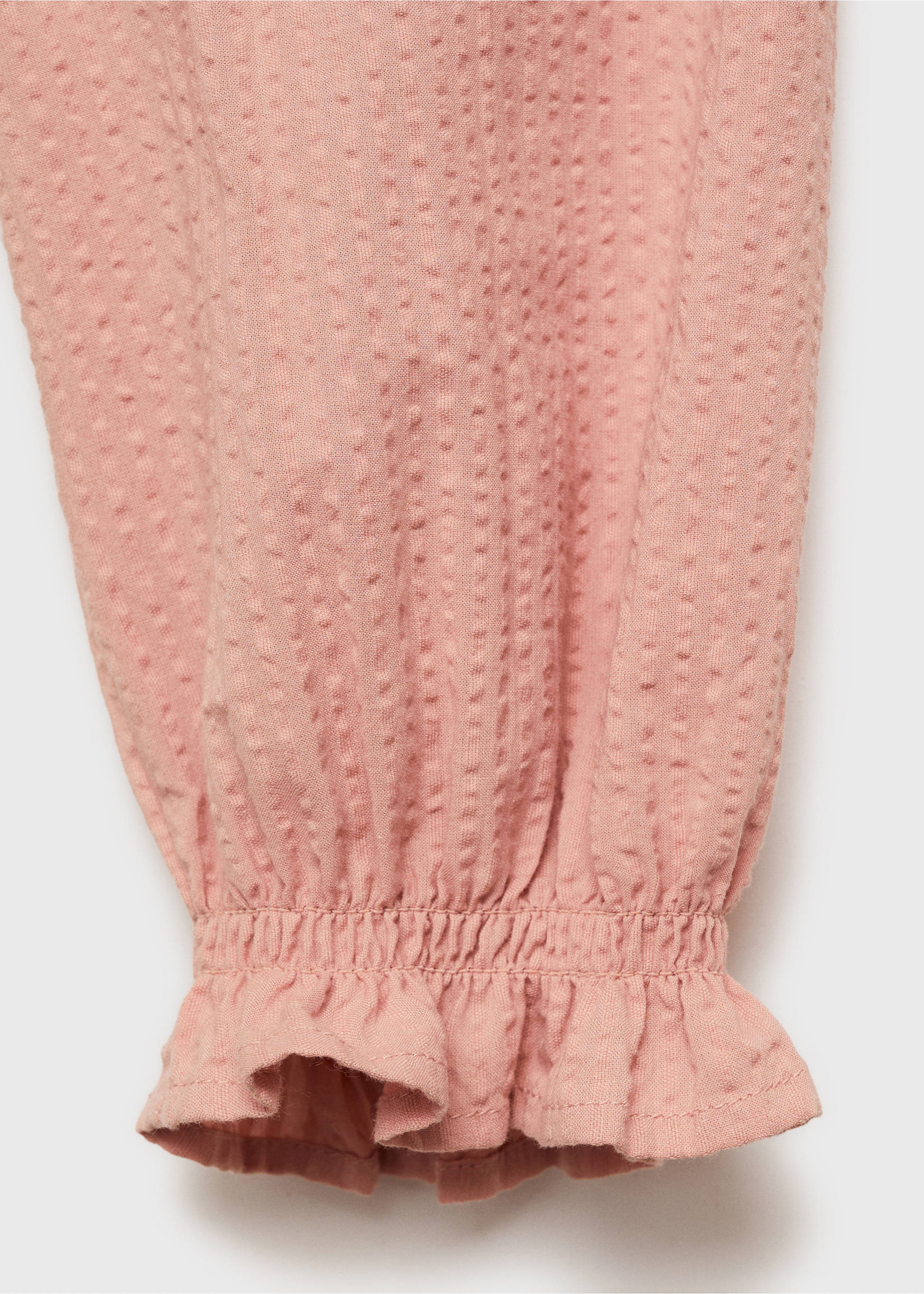 Blouse texturée coton - Détail de l'article 0, Rose pastel. Ref: 87043279-00.