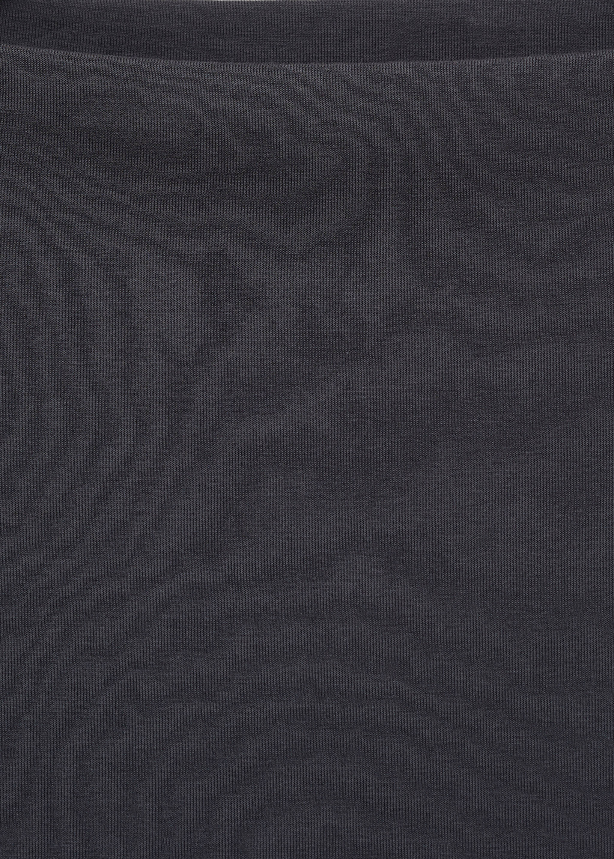 Cotton boat neck t-shirt - Details of the article 8