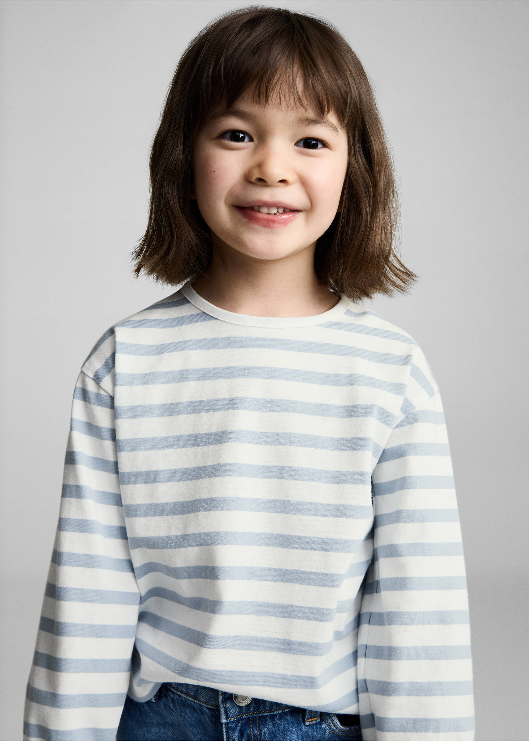 Striped cotton T-shirt - Medium plane, Off White. Ref: 87043283-00.