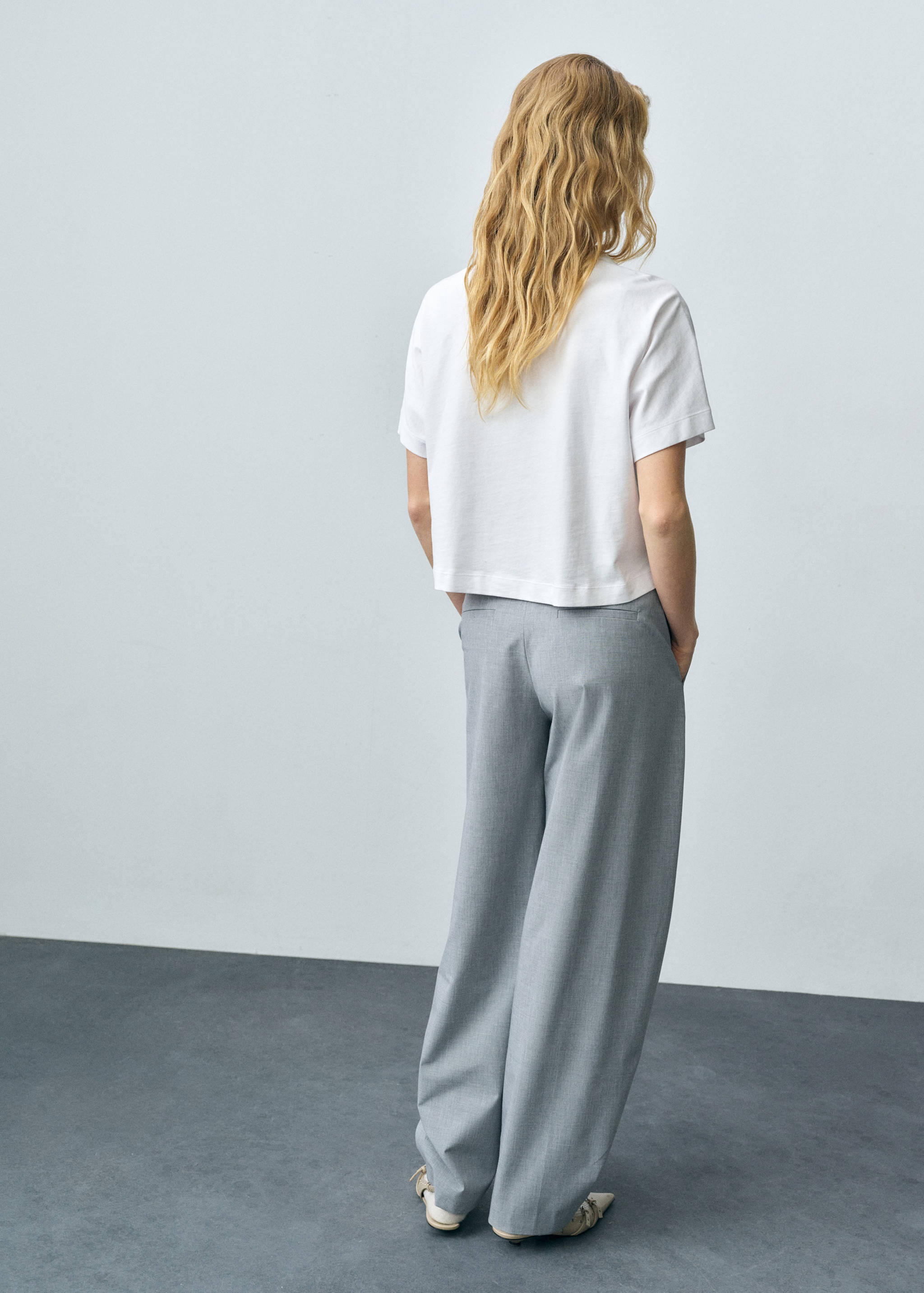 Katoenen T-shirt met korte mouwen - Achterkant van het artikel