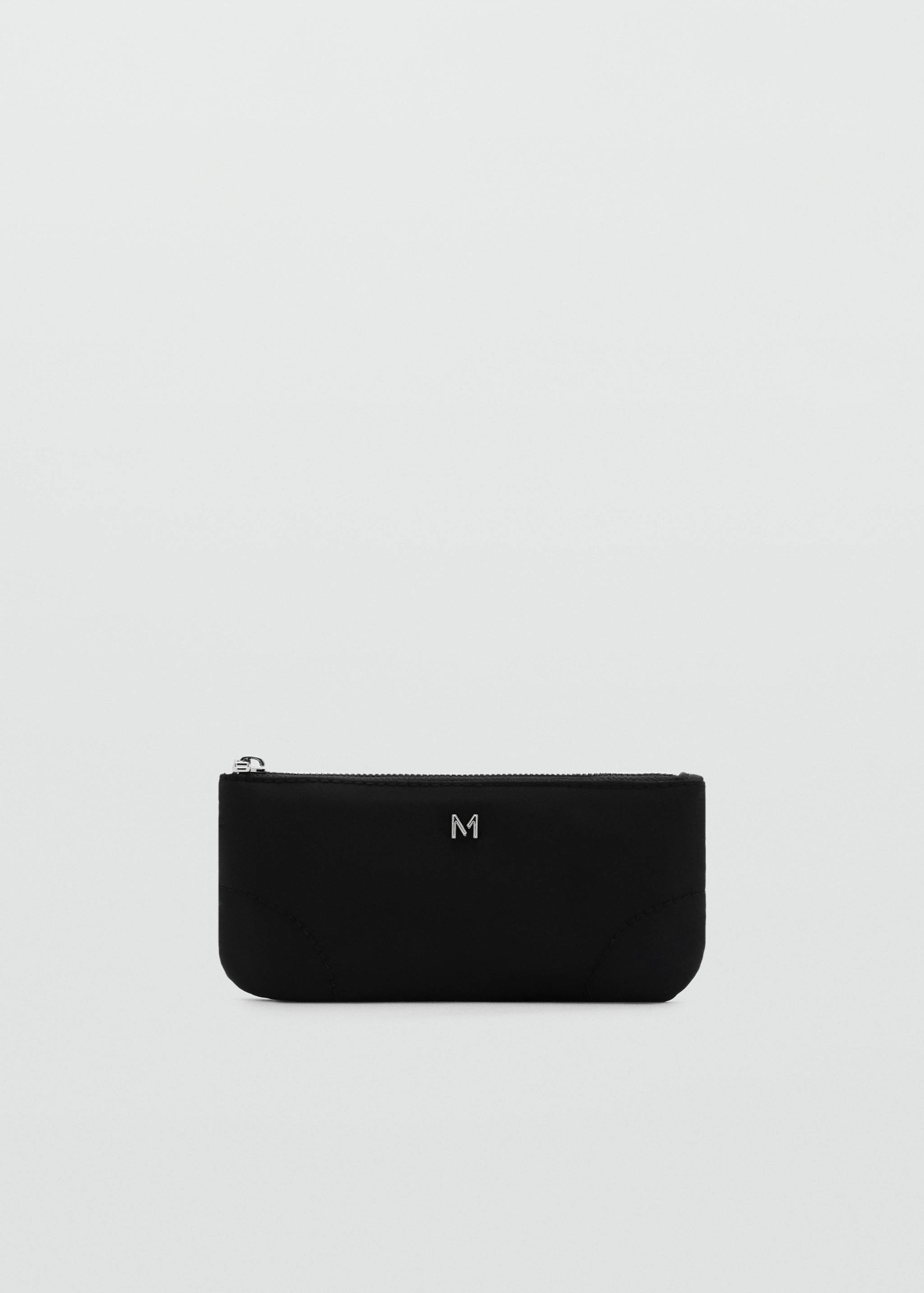 Zipped nylon cosmetics bag - Article without model