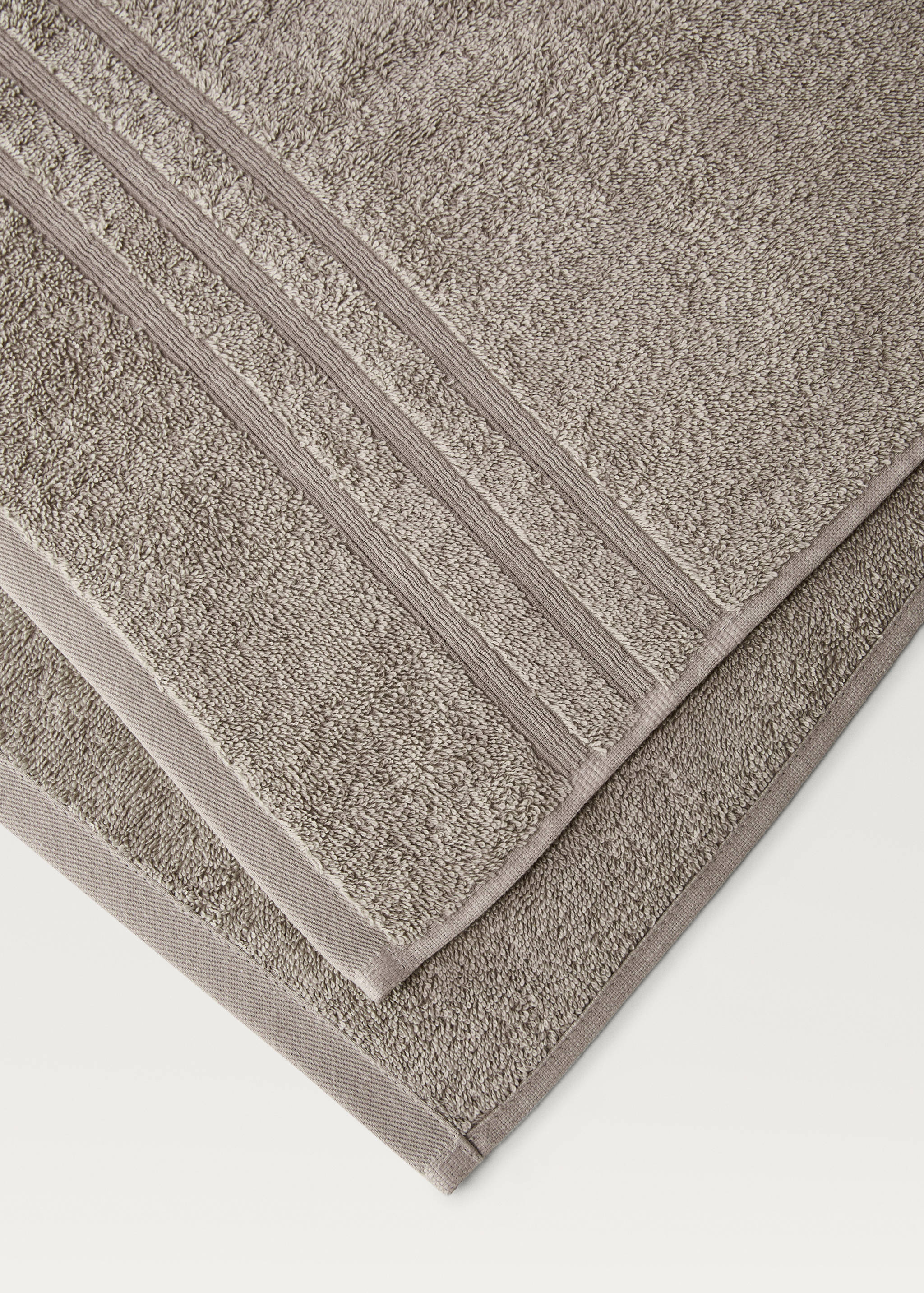 Toalha de mãos de algodão frisado - Pormenor do artigo 1