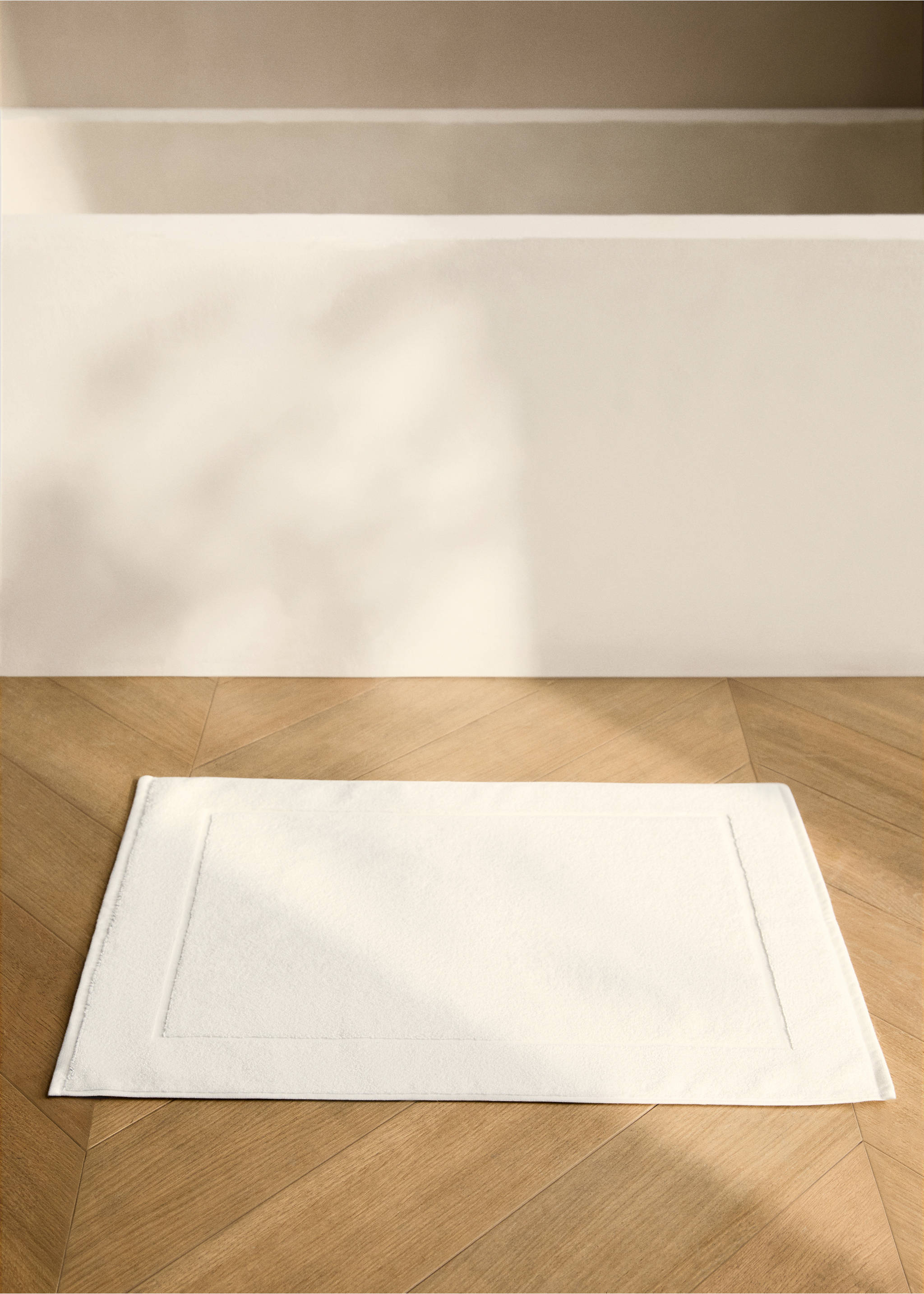 Cotton bath mat - General plane, Ecru. Ref: 87043298-00.