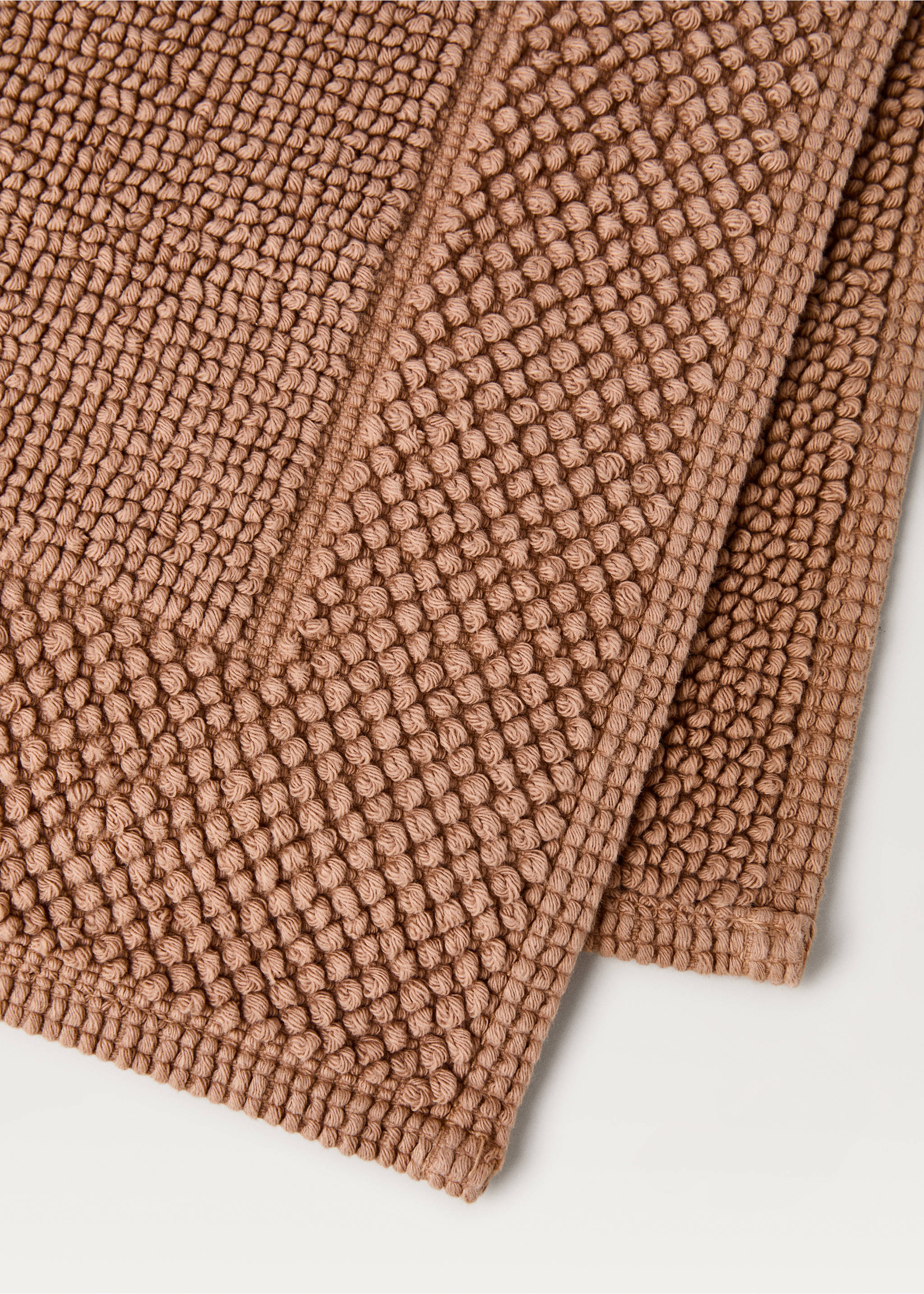 Bath mat with frame design - Details of the article 1, Peach. Ref: 87043300-00.