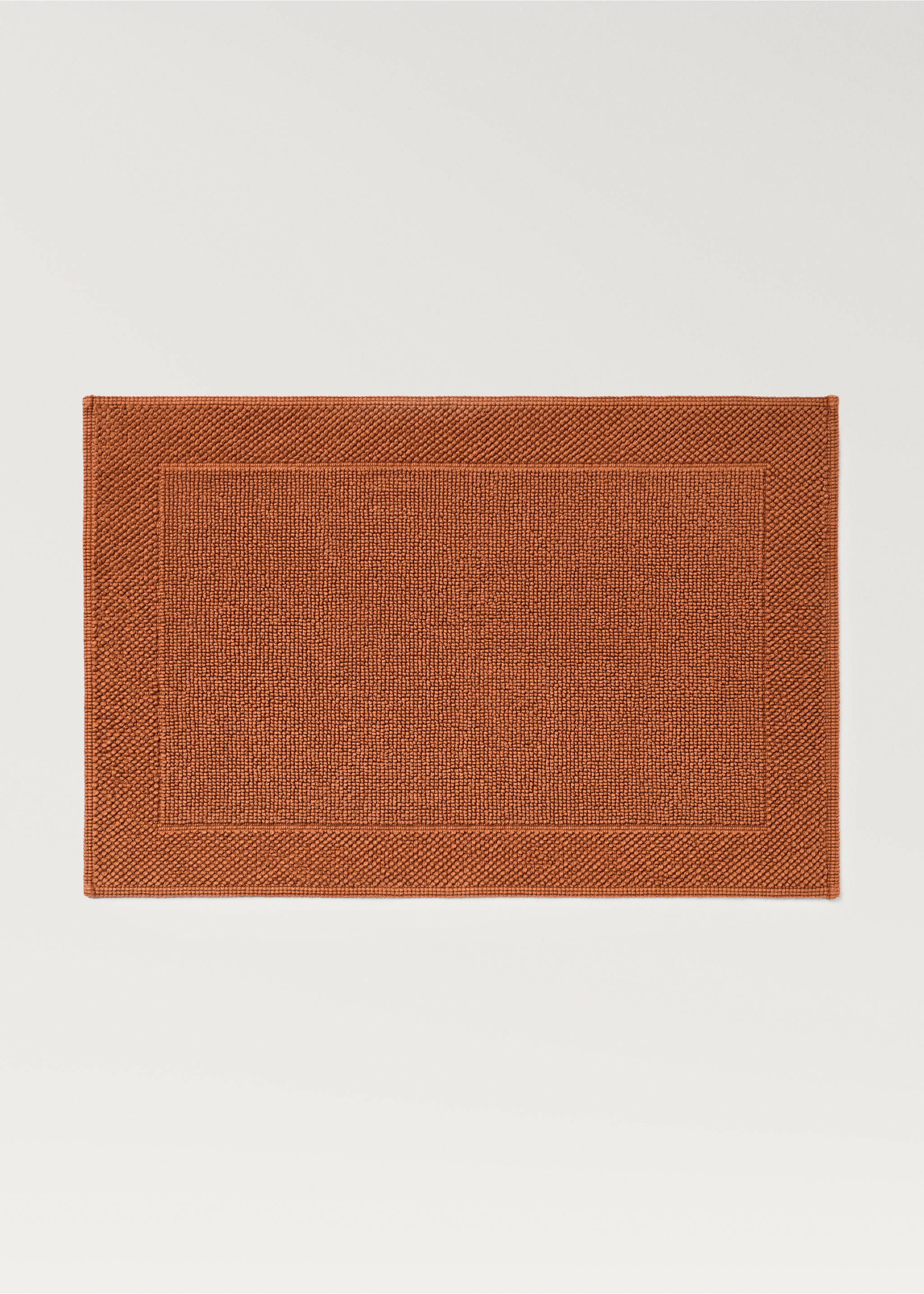 Badmat met framedessin - Artikel zonder model, Oranjebruin. Ref: 87043300-00.